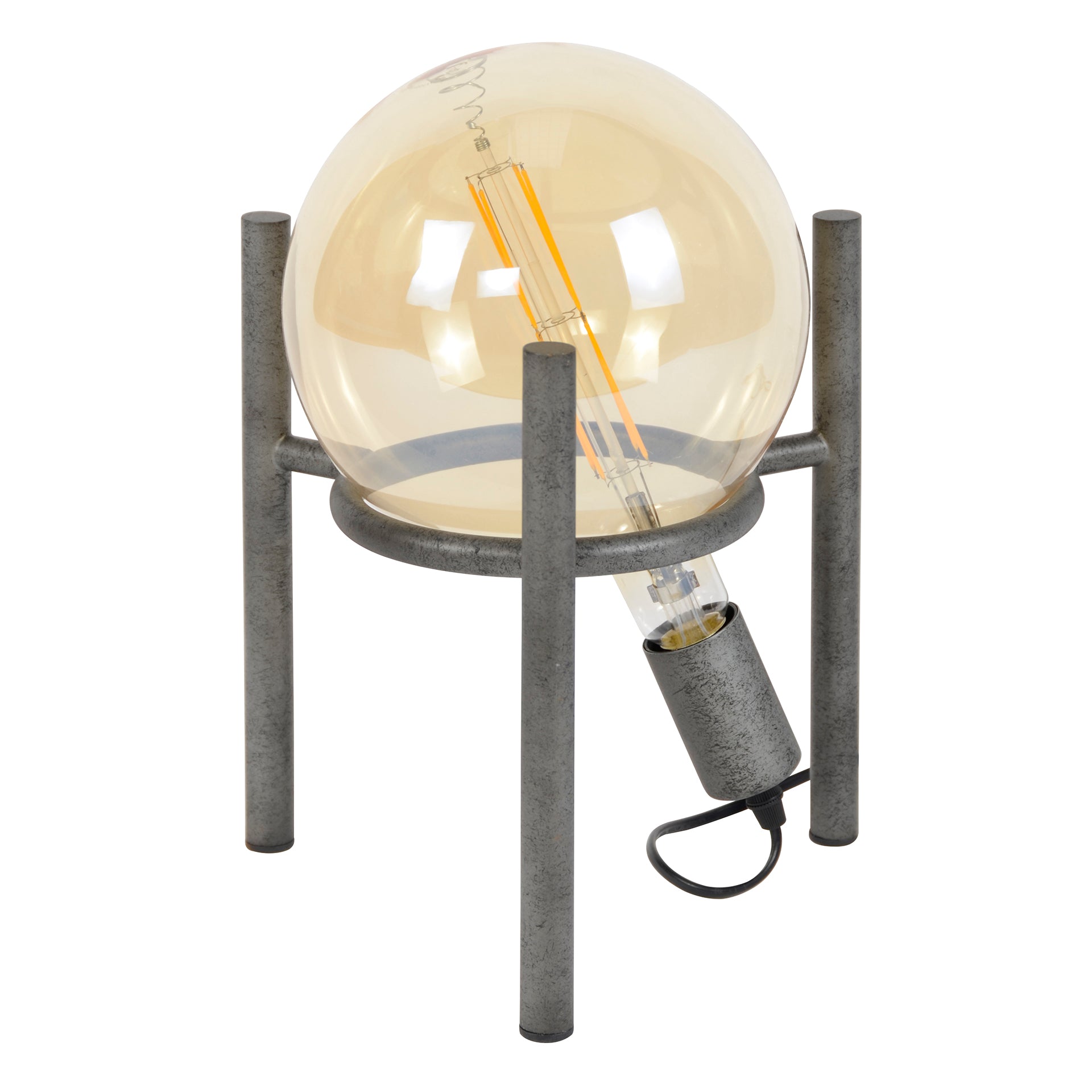Tafellamp Saturn Ø20cm lichtbron 1-lichts / Oud zilver – afbeelding 3