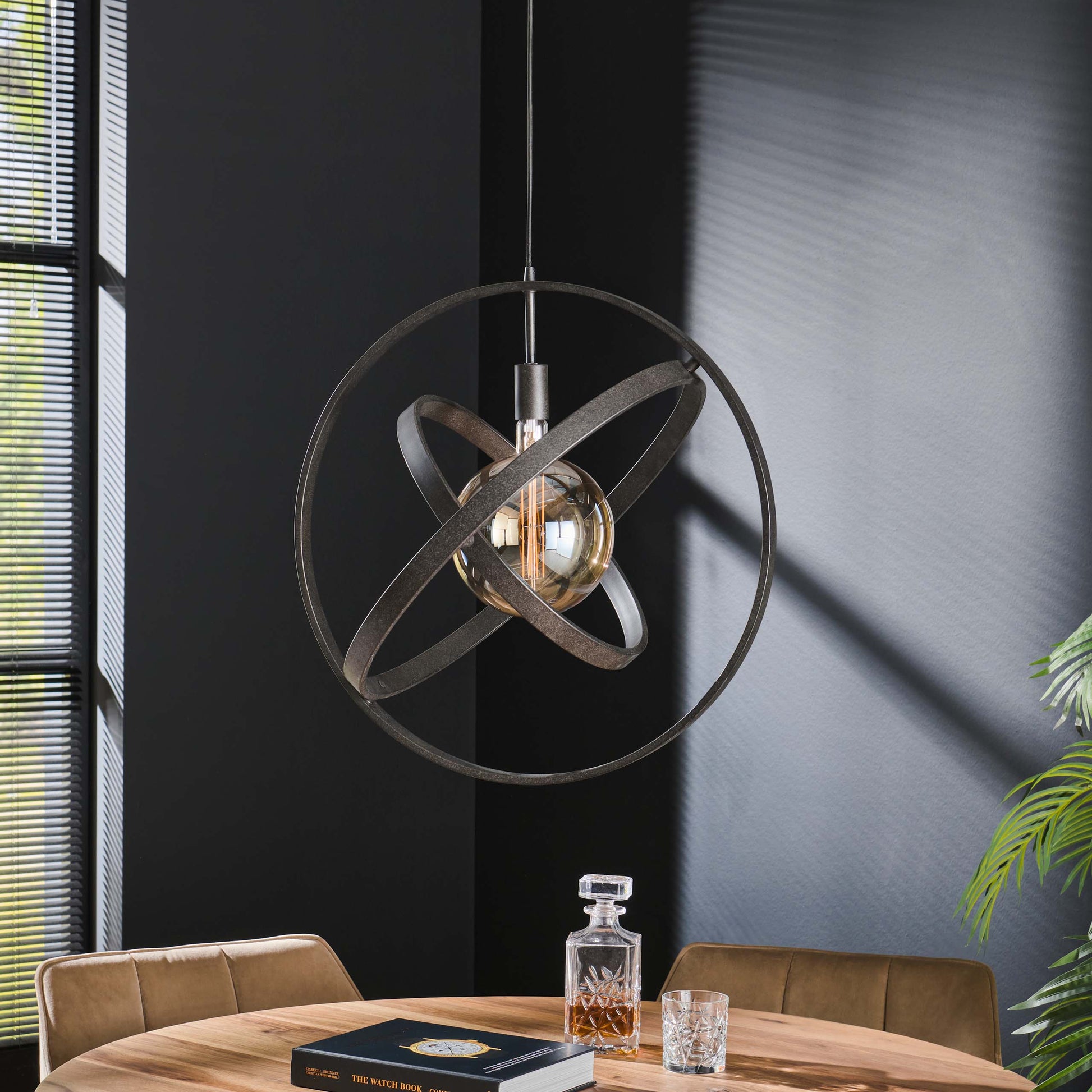 Hanglamp Galaxy 1-lichts / Artic zwart – afbeelding 1