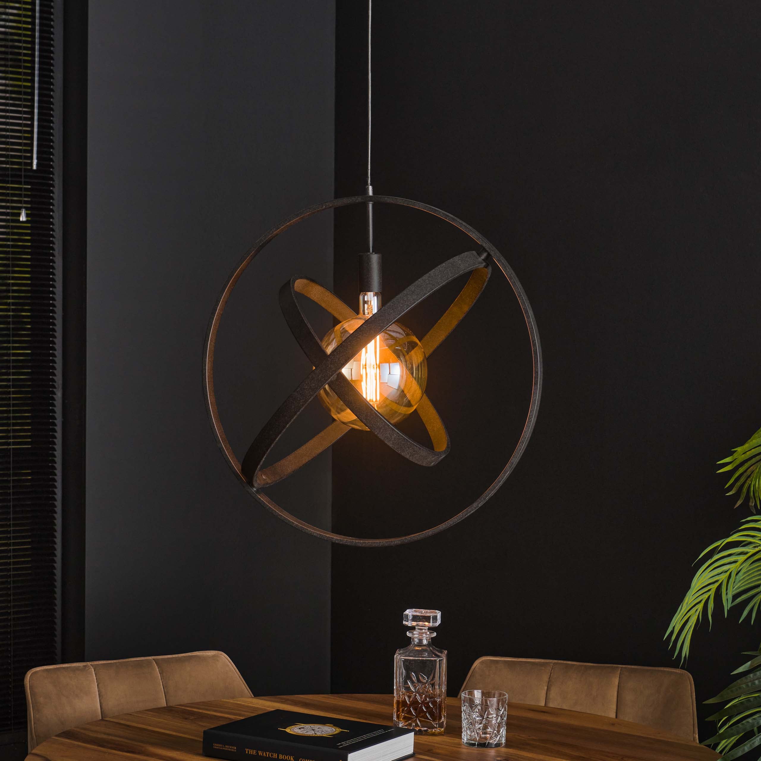 Hanglamp Galaxy 1-lichts / Artic zwart – afbeelding 2