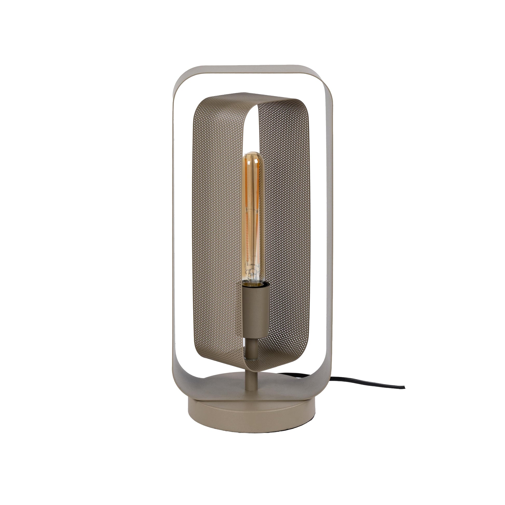 Tafellamp Mesh Rotate 1-lichts / Beige – afbeelding 4