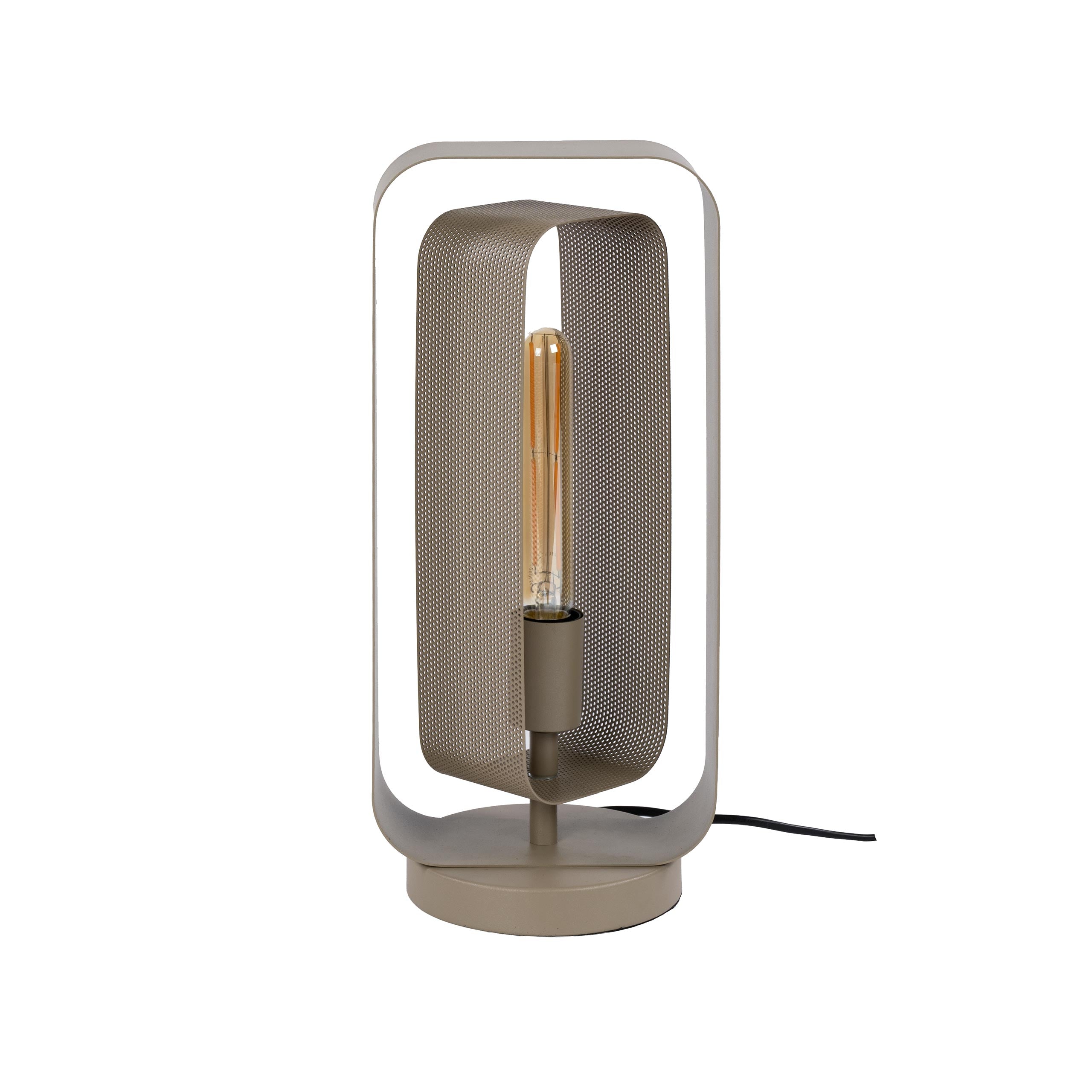 Tafellamp Mesh Rotate 1-lichts / Beige – afbeelding 4