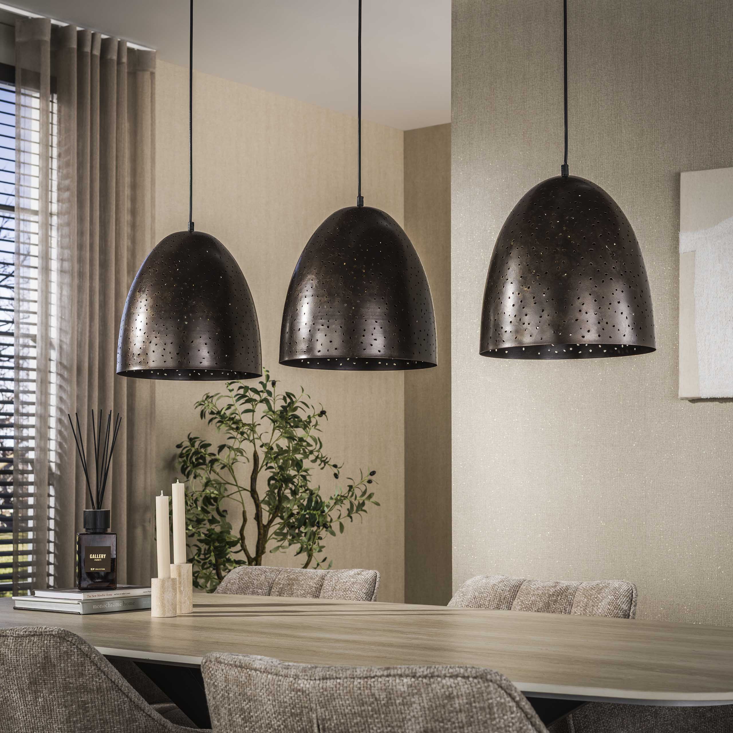 Hanglamp Kosmos 3-lichts / Urban bruin – afbeelding 2