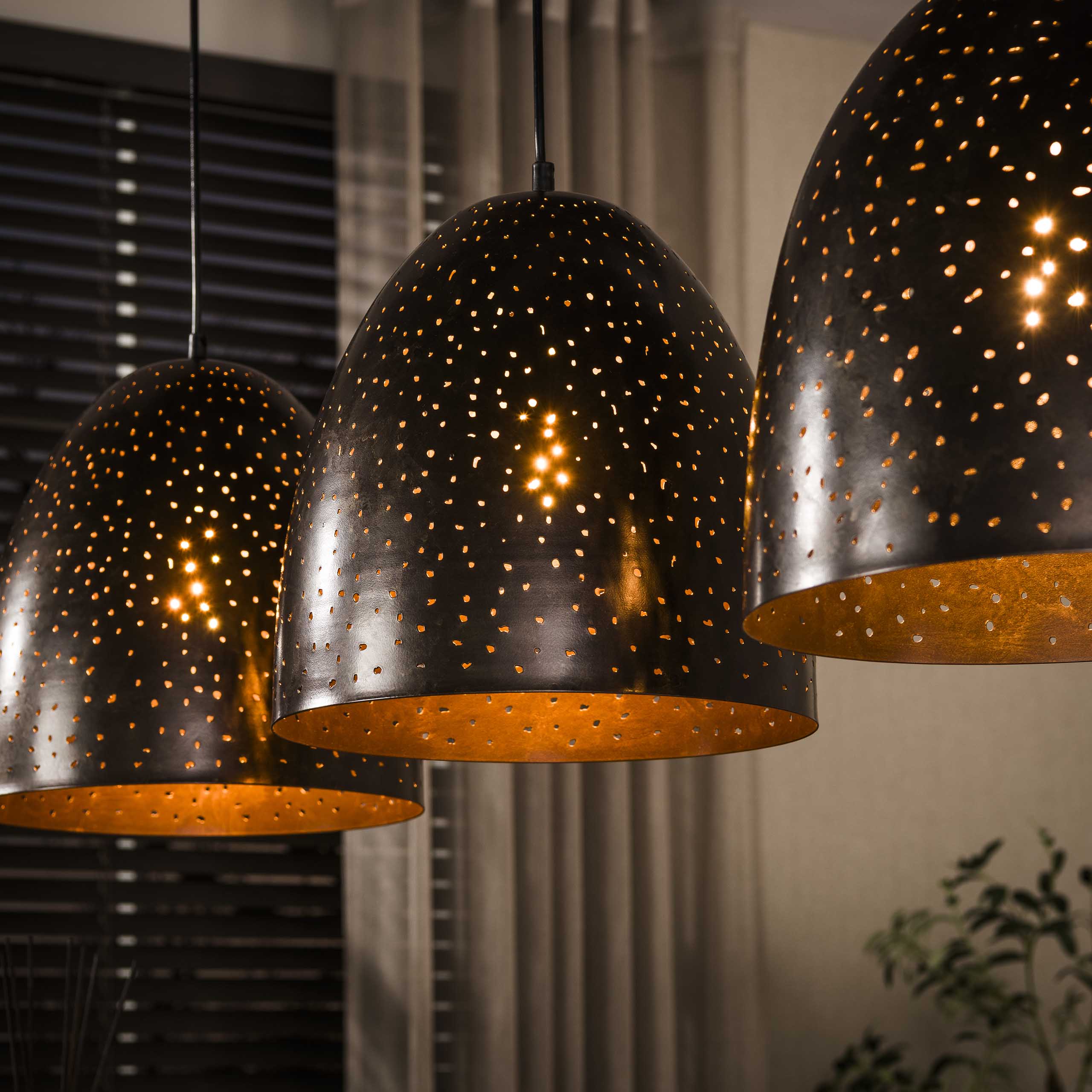 Hanglamp Kosmos 3-lichts / Urban bruin – afbeelding 3