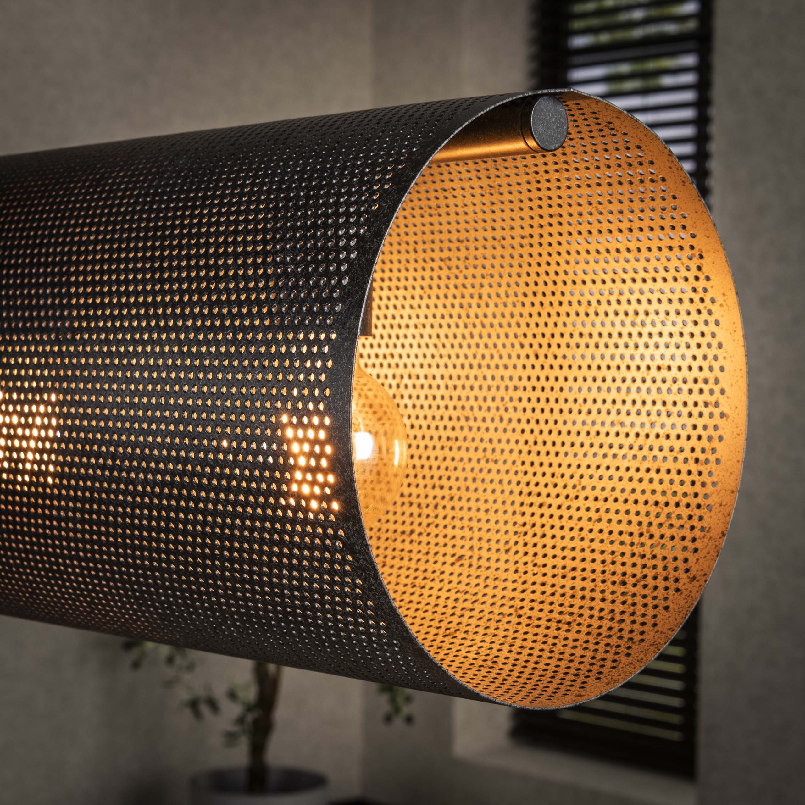 Hanglamp Tubon Mesh 7L / Artic zwart – afbeelding 3