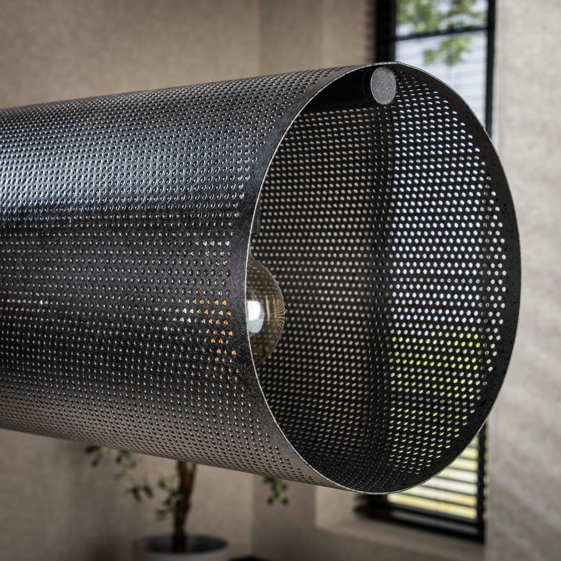 Hanglamp Tubon Mesh 7L / Artic zwart – afbeelding 4