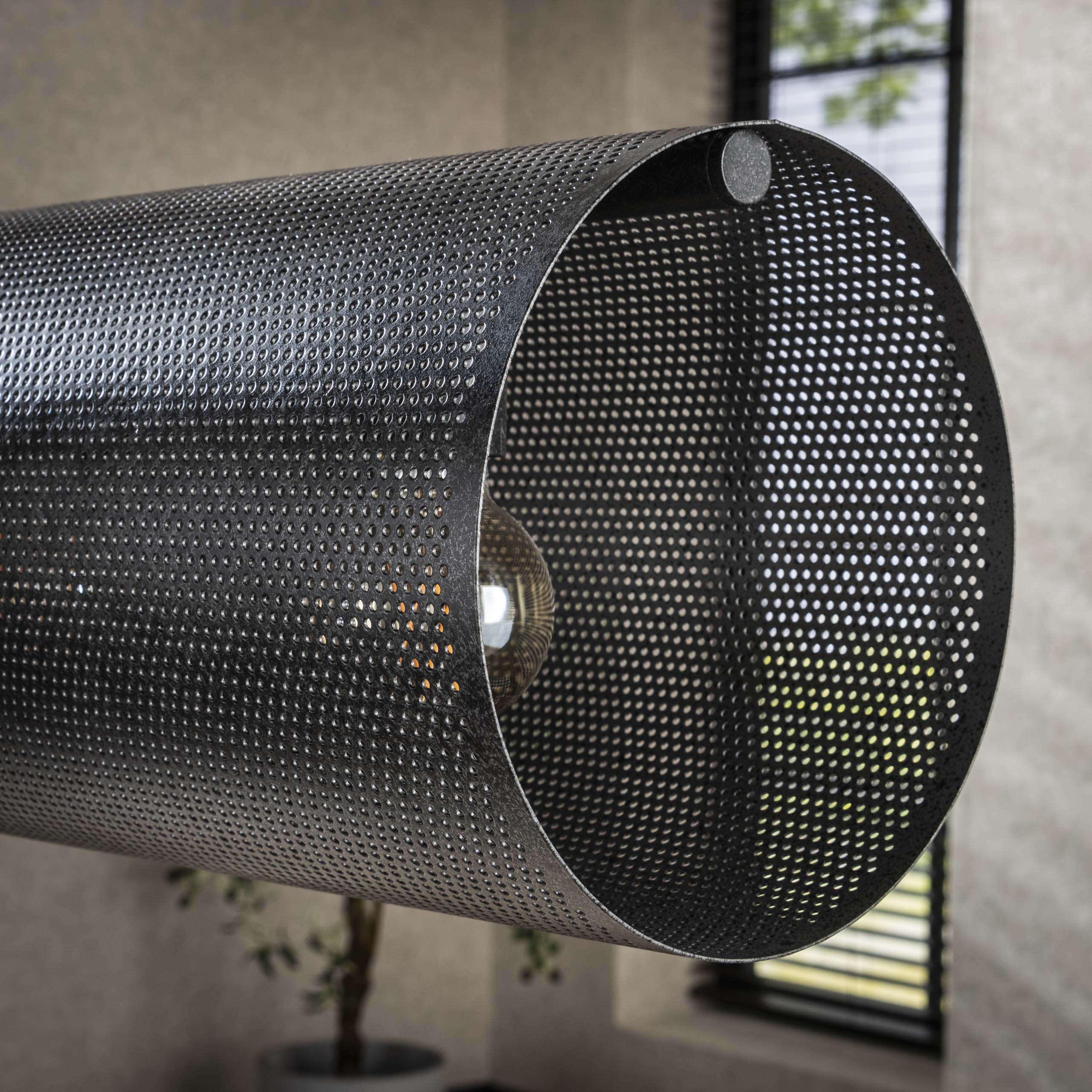 Hanglamp Tubon Mesh 7L / Artic zwart – afbeelding 4