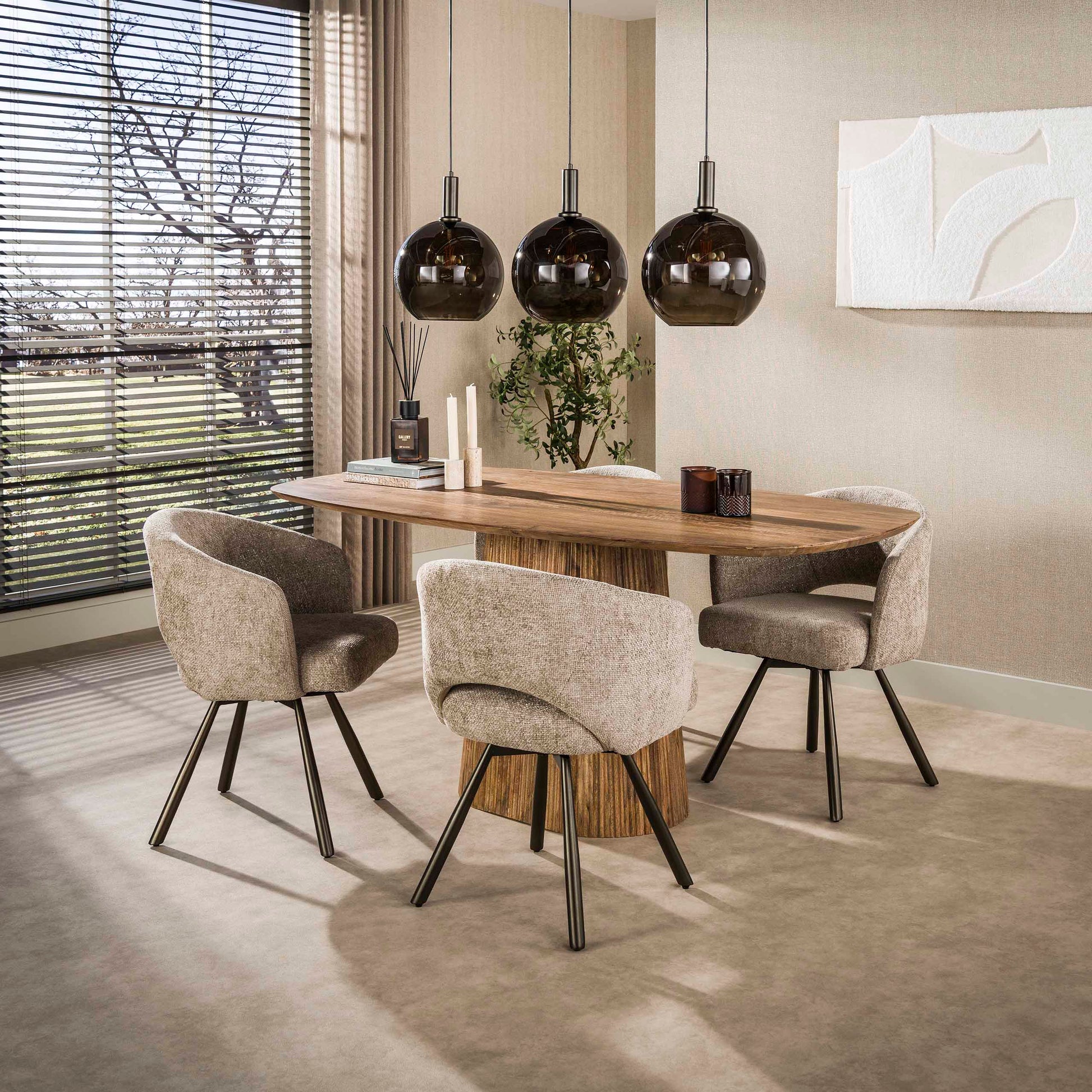 Hanglamp Sfera Tricolore 3-lichts / Sienna bruin – afbeelding 5