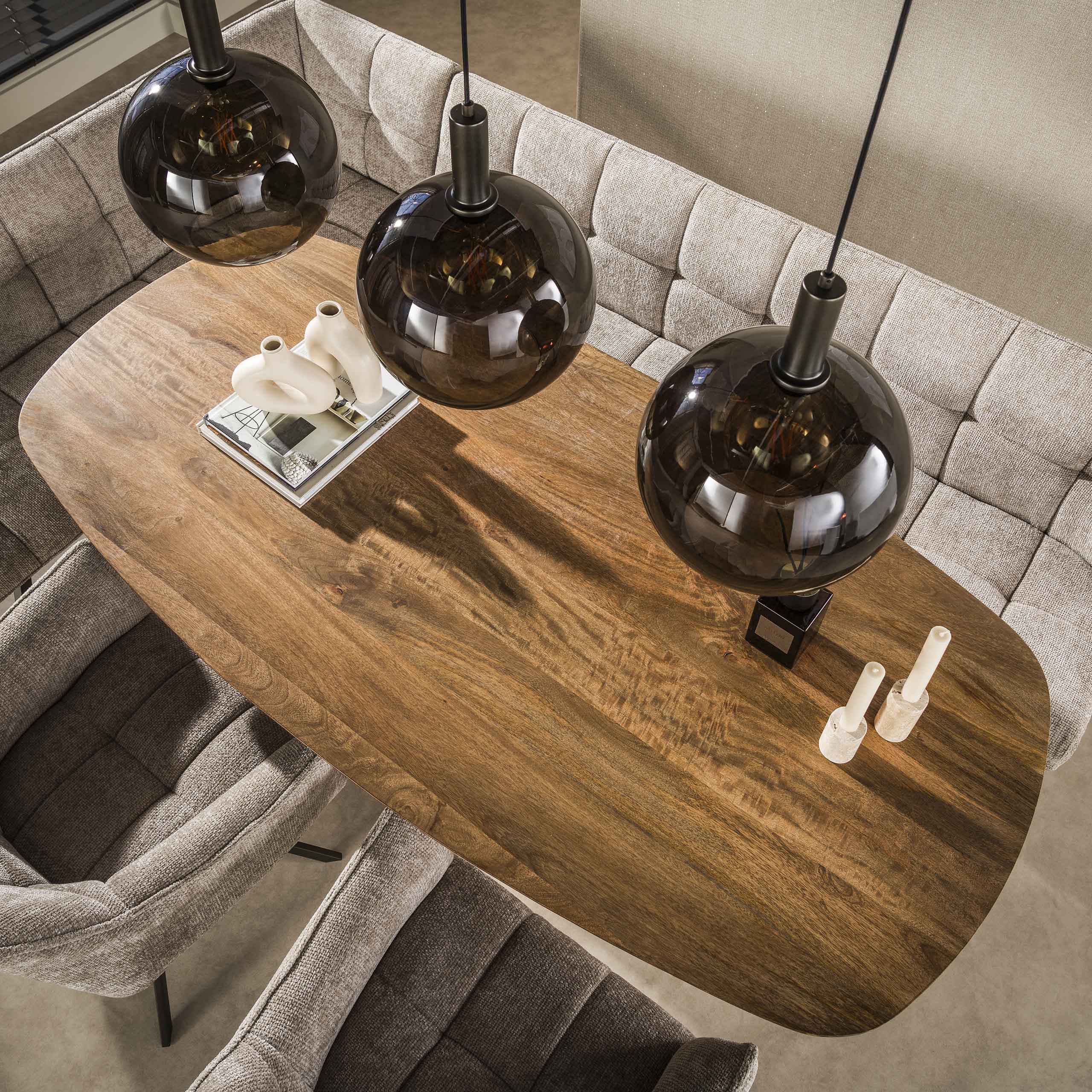 Hanglamp Sfera Tricolore 3-lichts / Sienna bruin – afbeelding 6