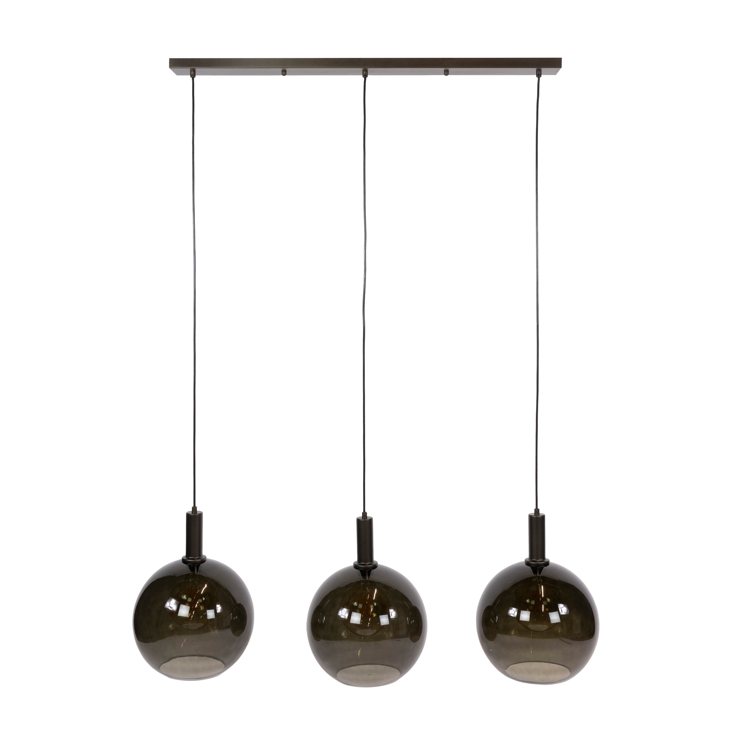 Hanglamp Sfera Tricolore 3-lichts / Sienna bruin – afbeelding 9
