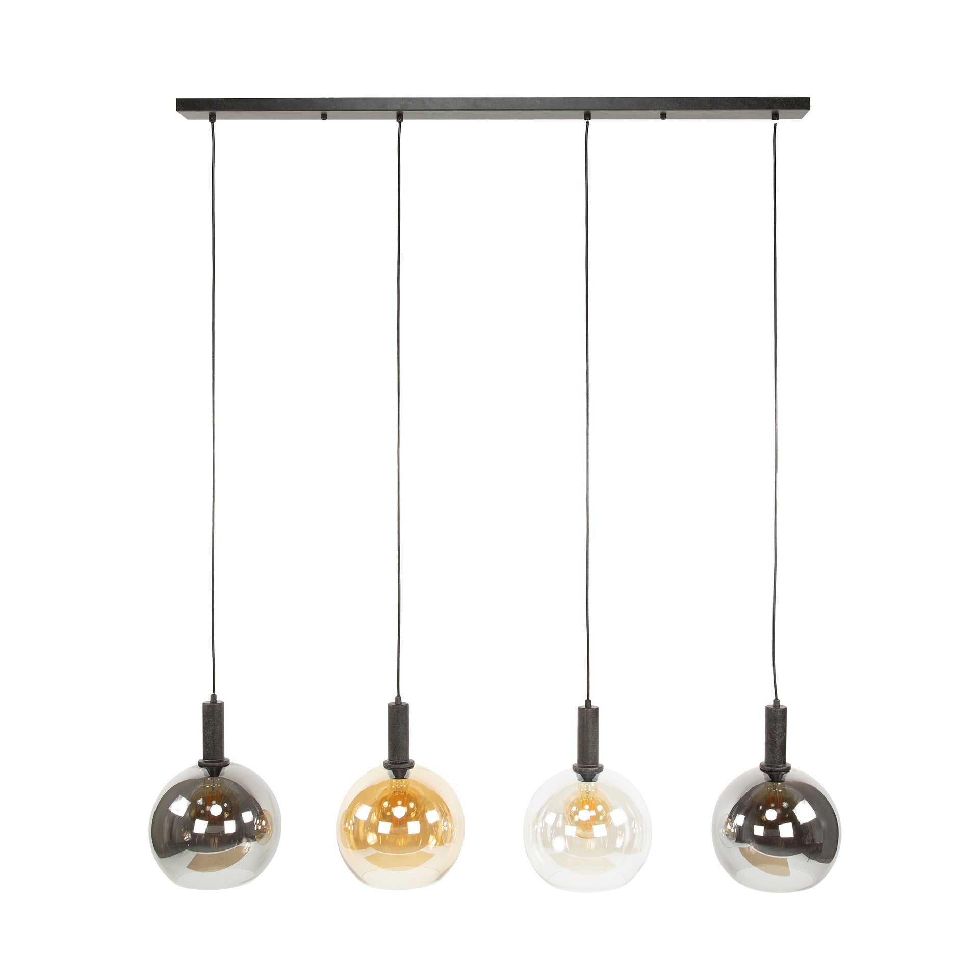 Hanglamp Sfera Tricolore 4-lichts / Artic zwart – afbeelding 4