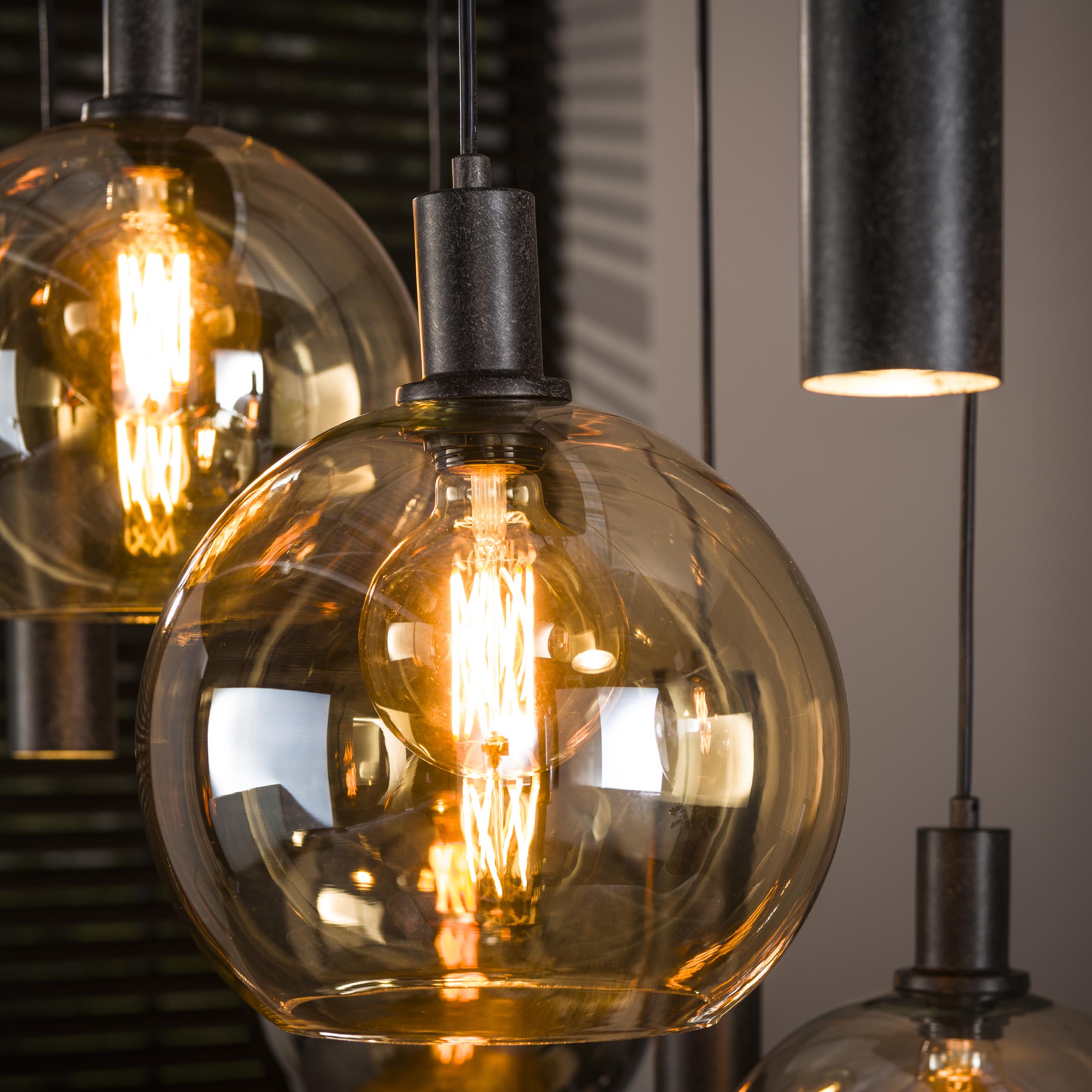 Hanglamp Sfera Tricolore 5+4-lichts / Artic zwart – afbeelding 3