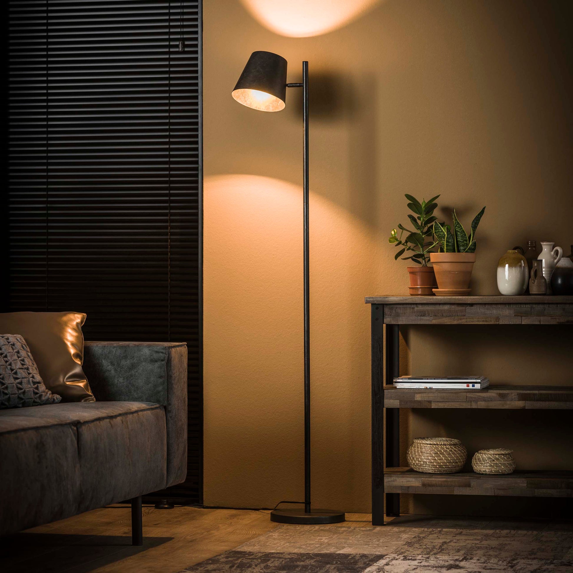 Vloerlamp Flex 1-lichts / Charcoal – afbeelding 1