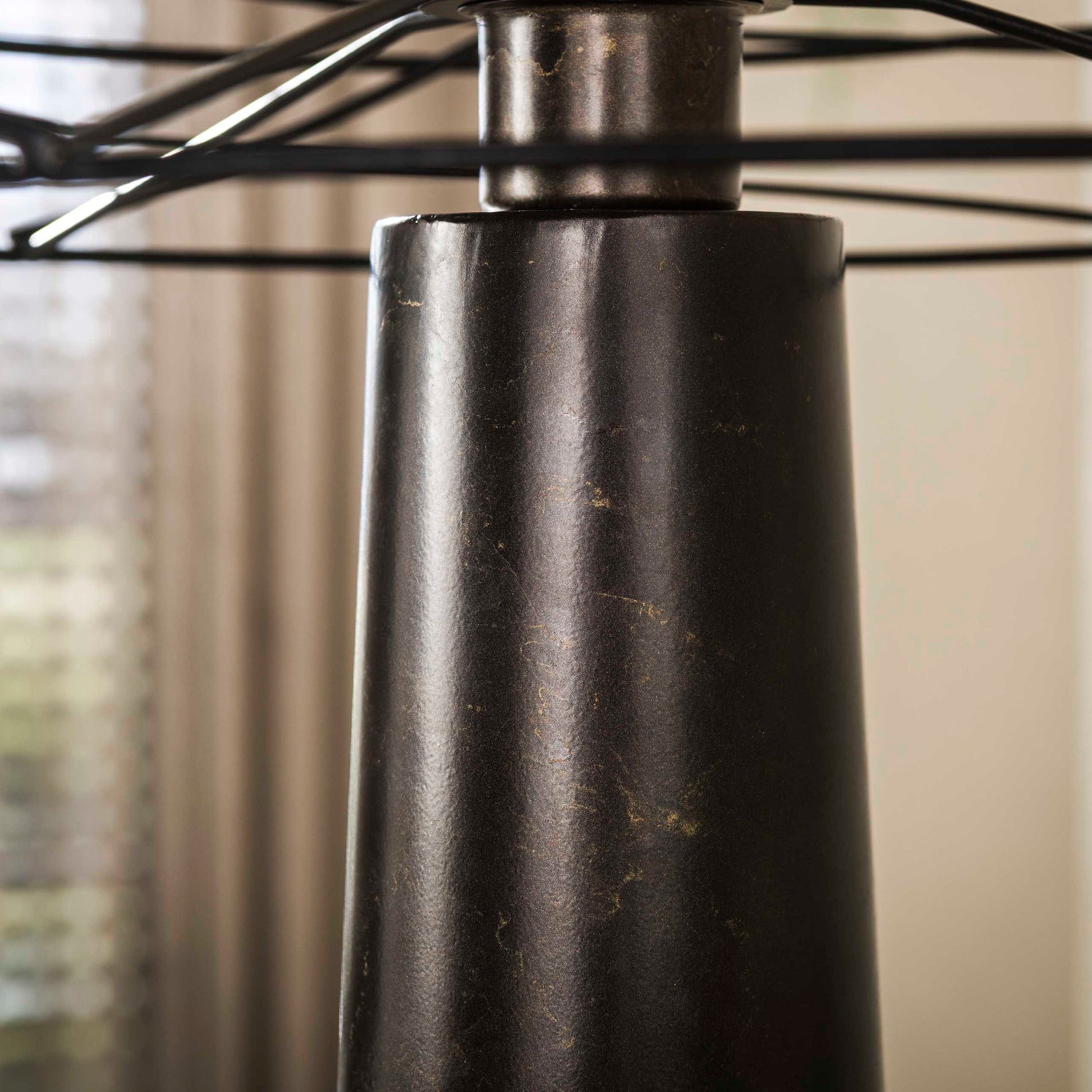 Vloerlamp Curl 1-lichts / Urban bruin – afbeelding 3