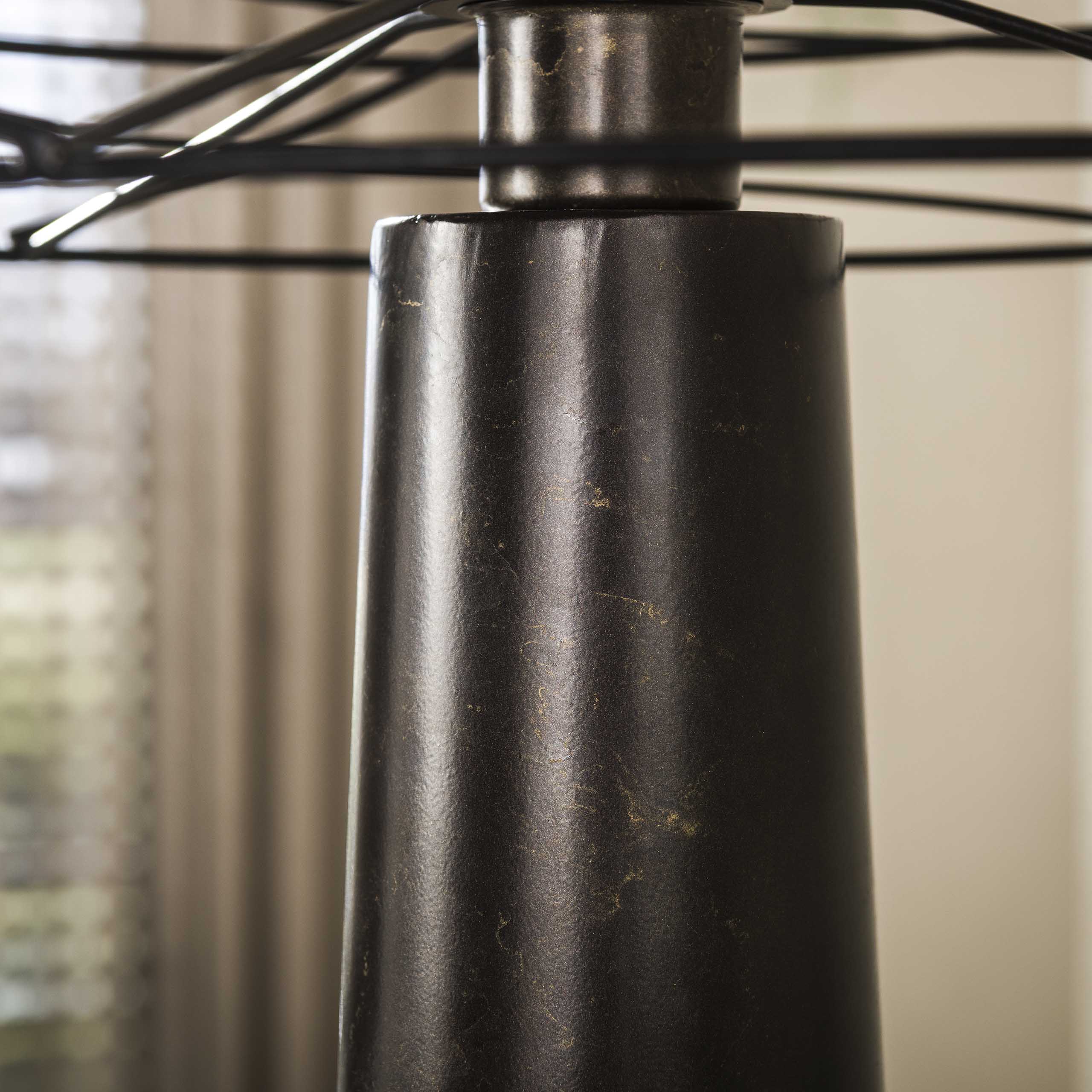 Vloerlamp Curl 1-lichts / Urban bruin – afbeelding 3