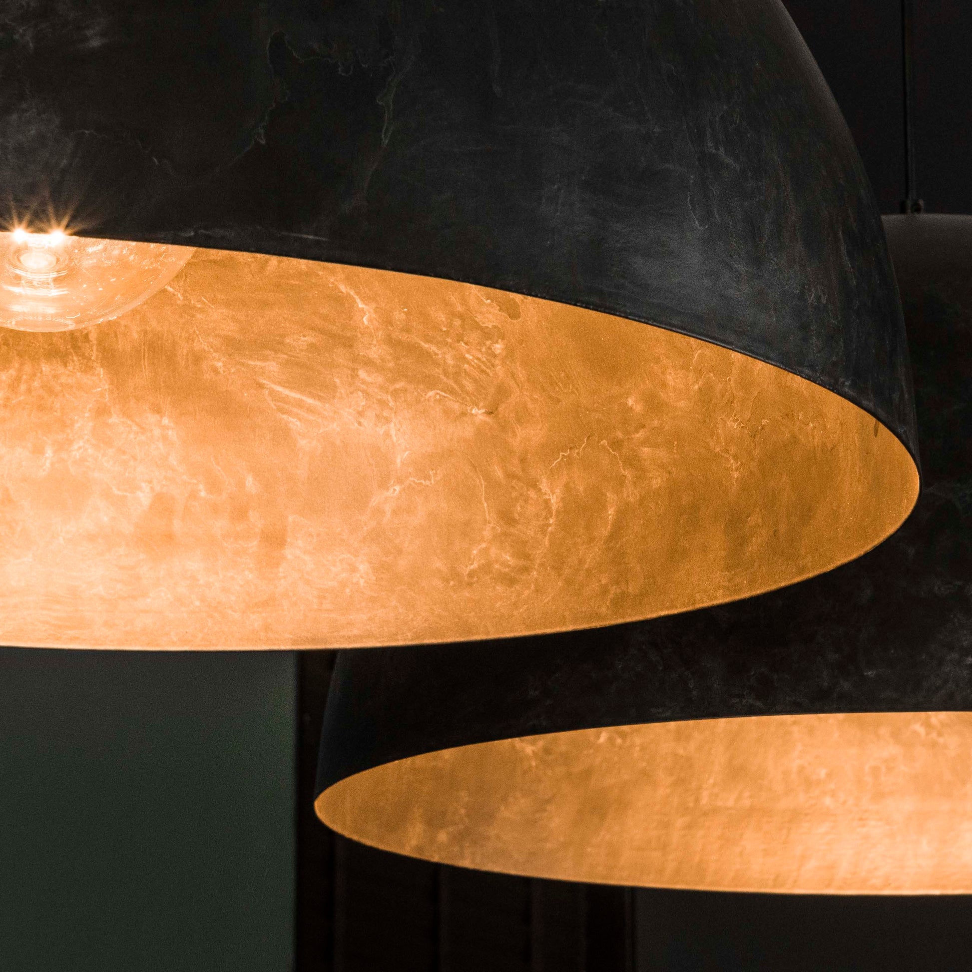 Hanglamp Dome 2-lichts Ø60cm / Charcoal – afbeelding 3