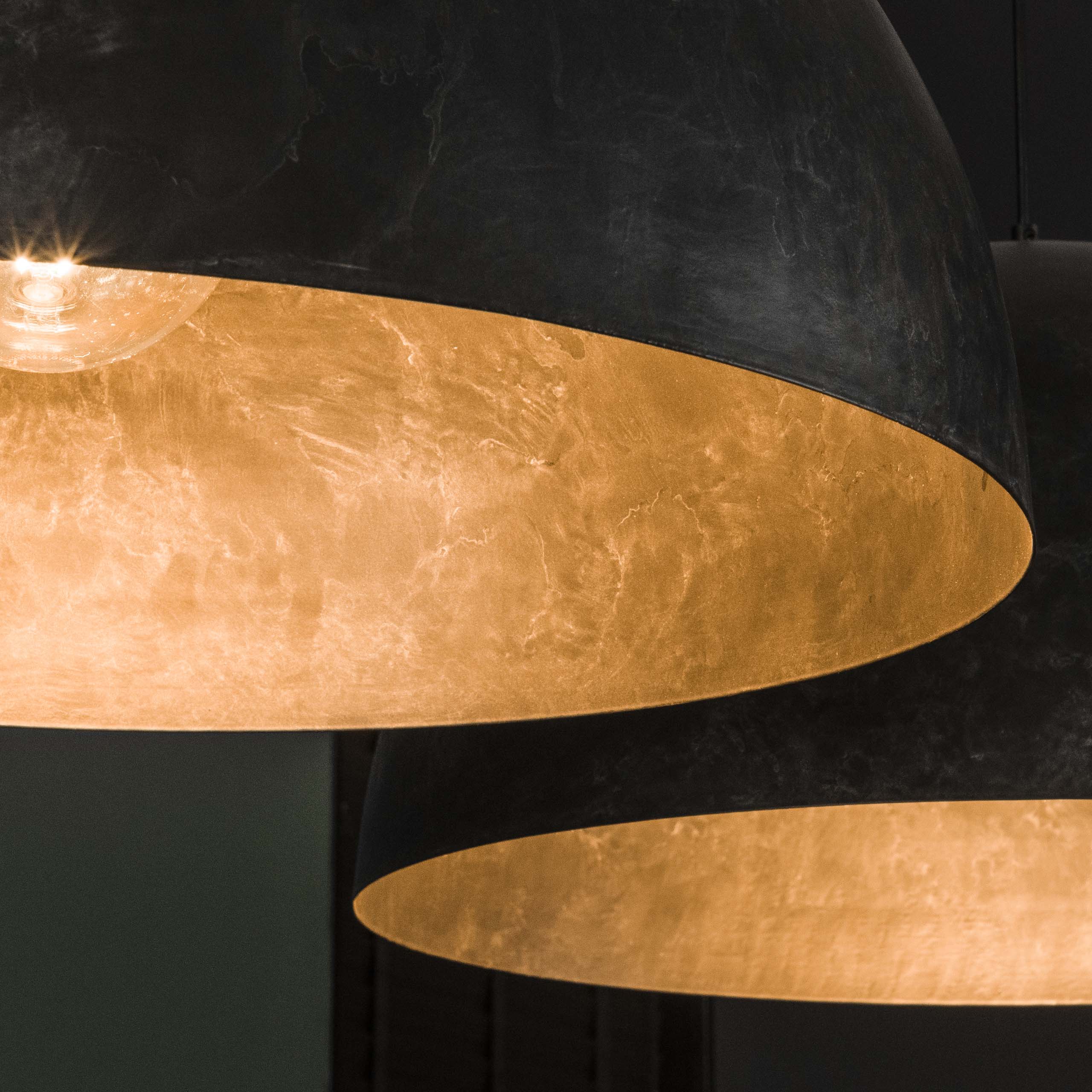 Hanglamp Dome 2-lichts Ø60cm / Charcoal – afbeelding 3