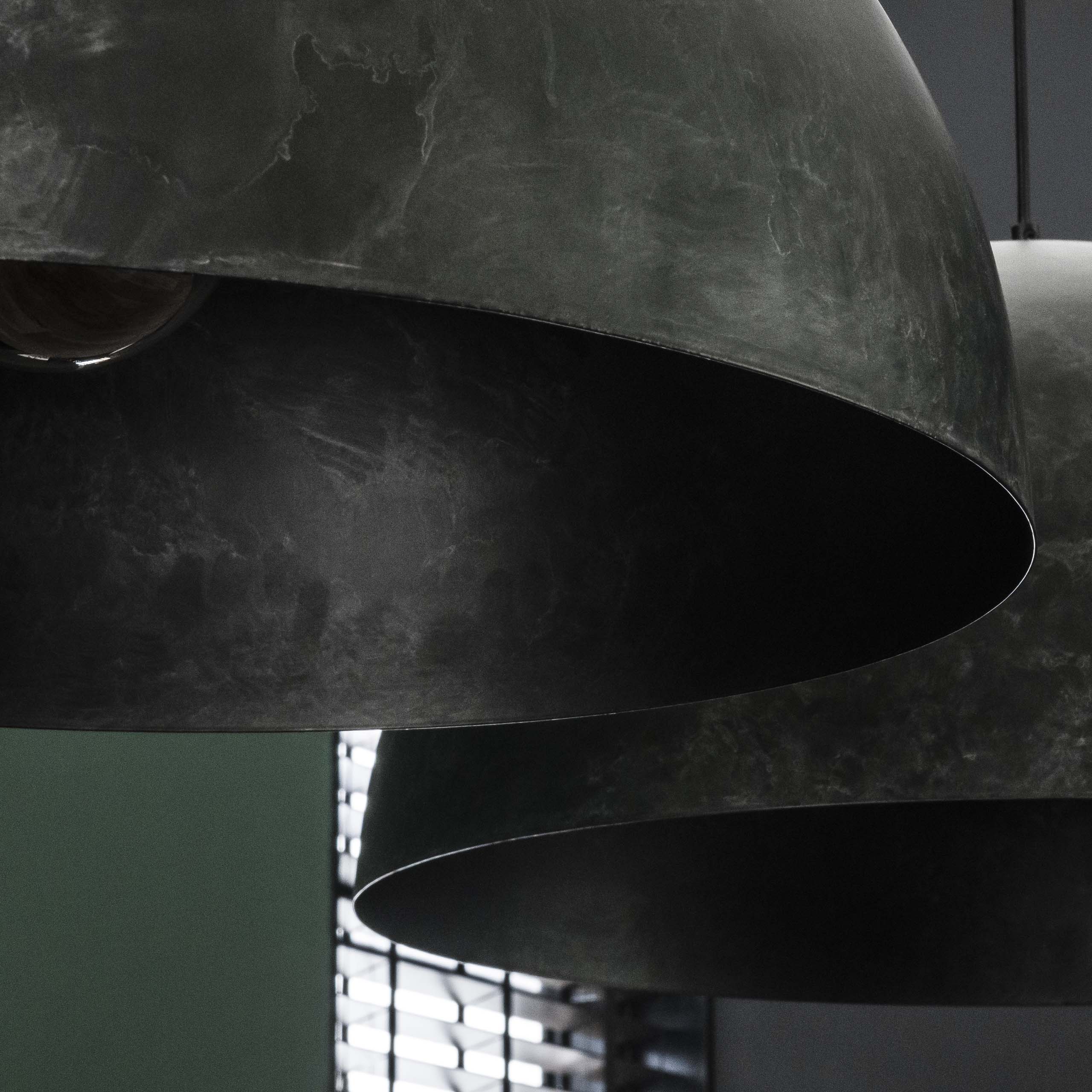 Hanglamp Dome 2-lichts Ø60cm / Charcoal – afbeelding 4