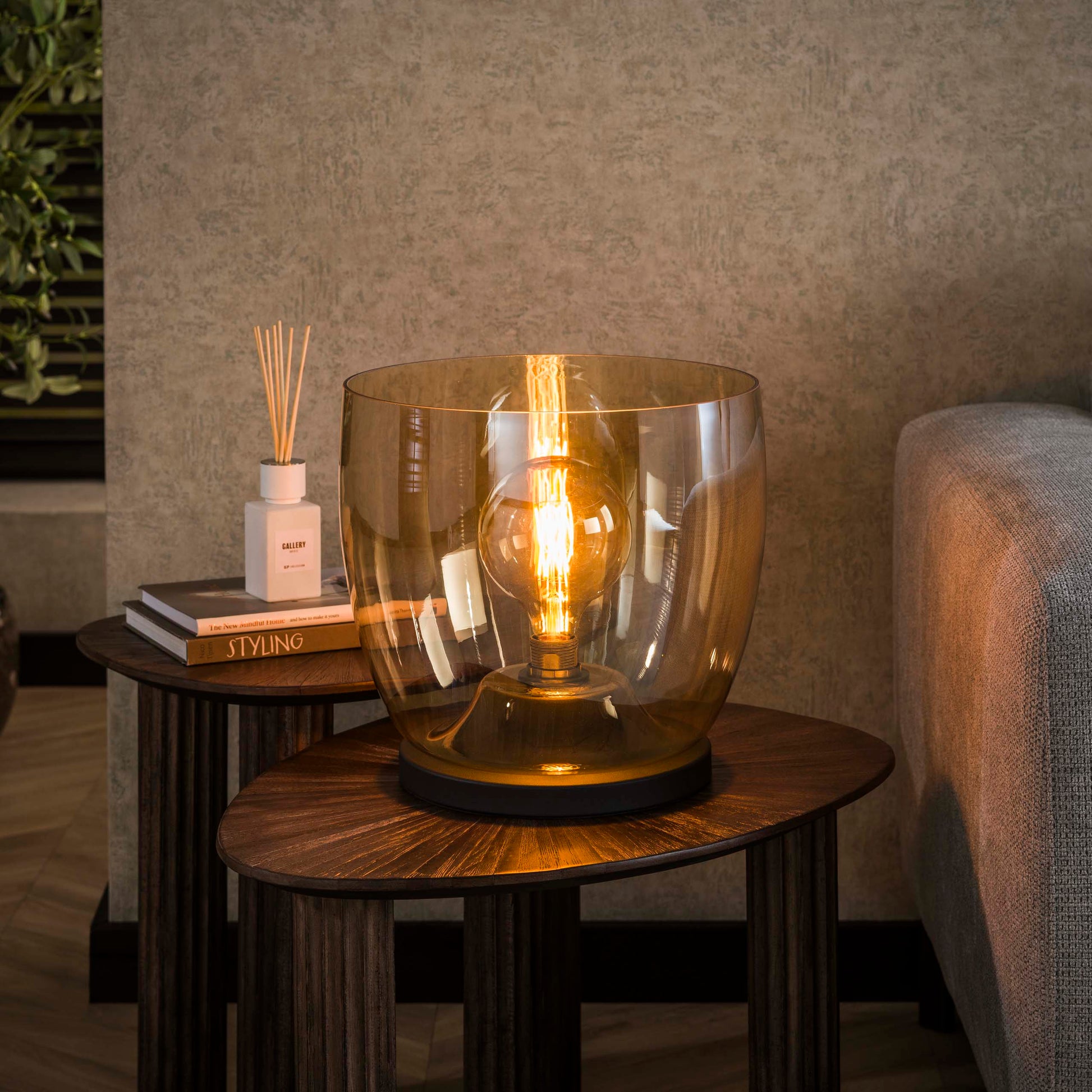 Vloerlamp UP XL 1-lichts / Amber glas – afbeelding 5