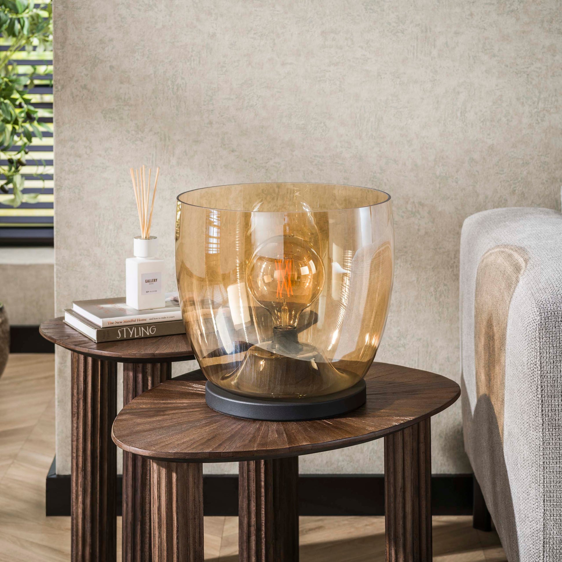Vloerlamp UP XL 1-lichts / Amber glas – afbeelding 6