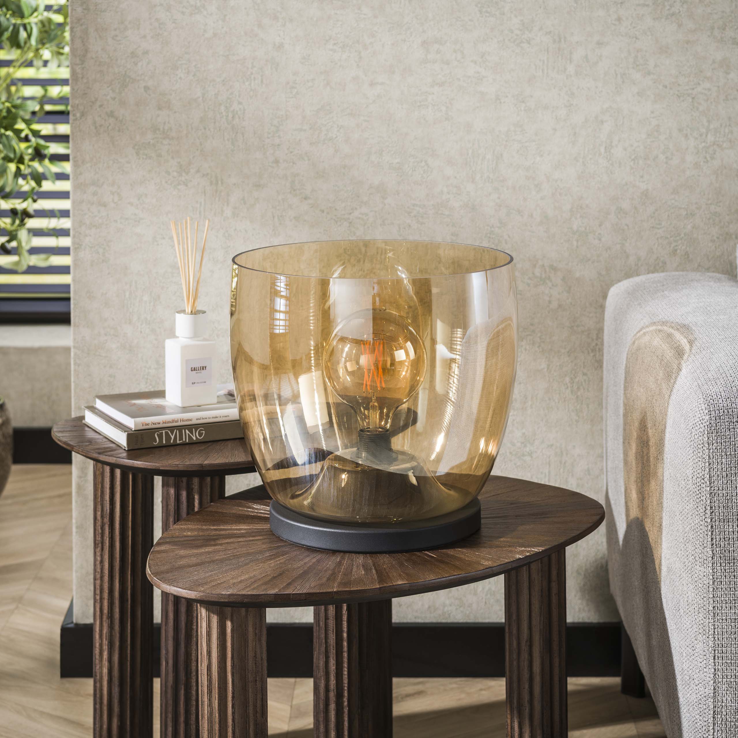 Vloerlamp UP XL 1-lichts / Amber glas – afbeelding 6
