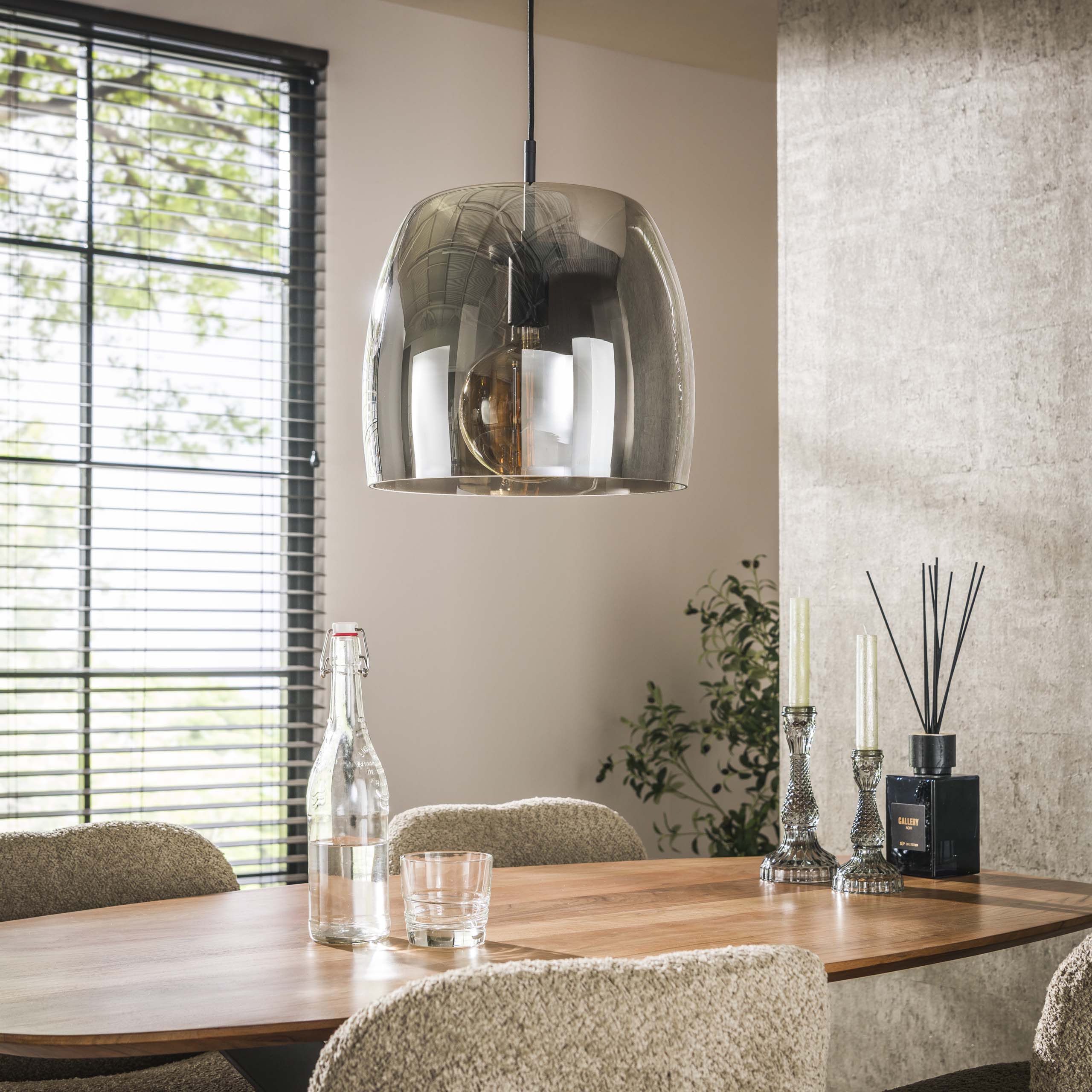 Hanglamp Drift Glass 1-lichts / Smoke grey glas – afbeelding 2