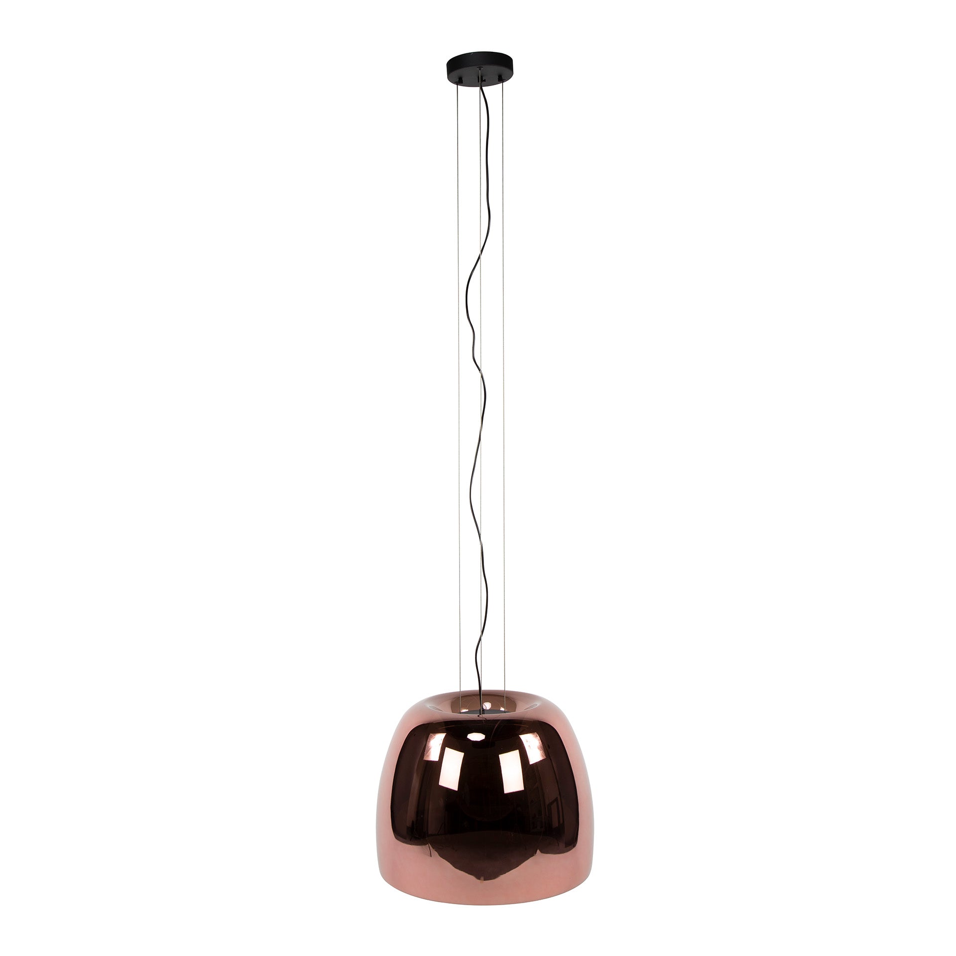 Hanglamp Drift Glass XL 1-lichts / Koper glas – afbeelding 3