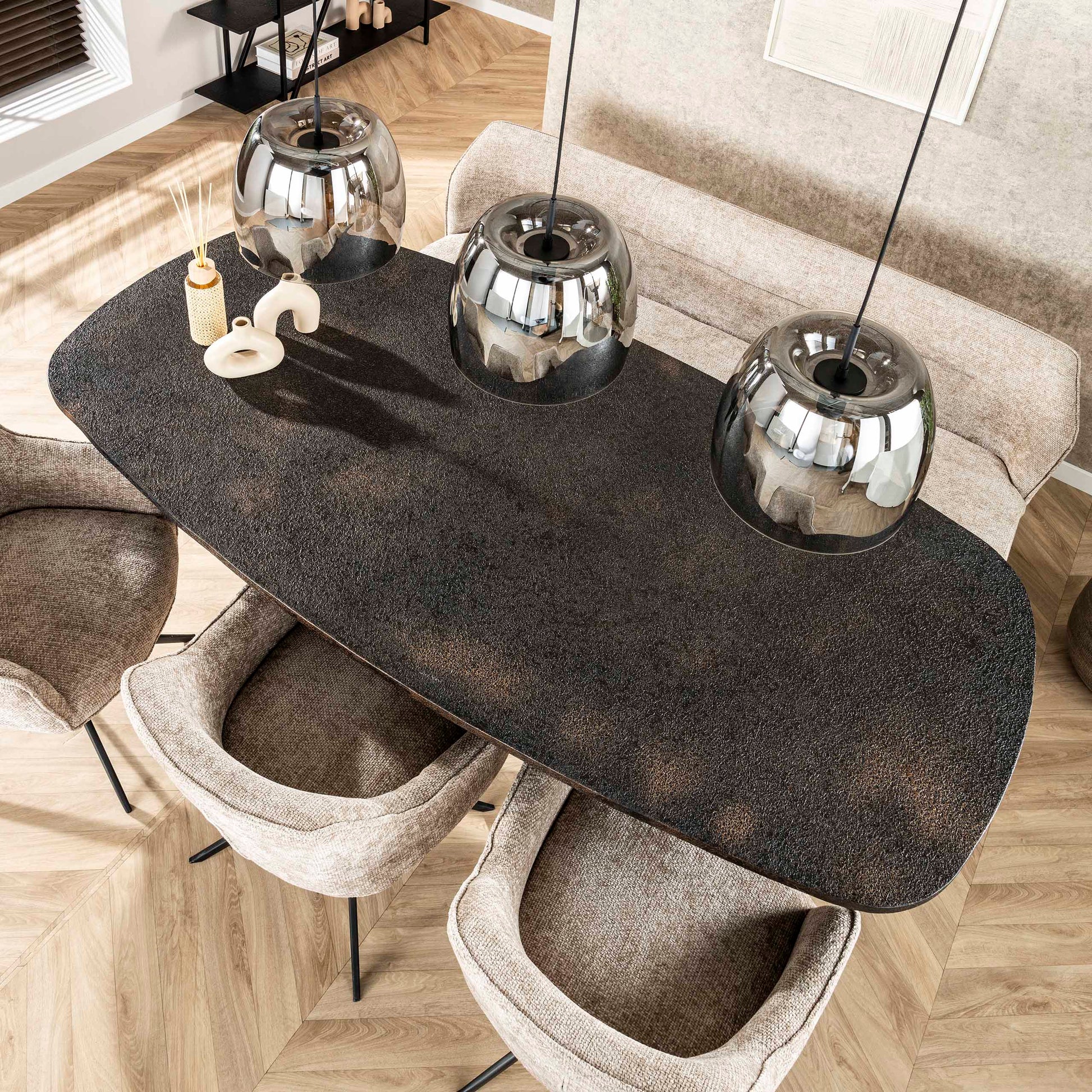Hanglamp Drift Glass 3-lichts / Smoke grey glas – afbeelding 6
