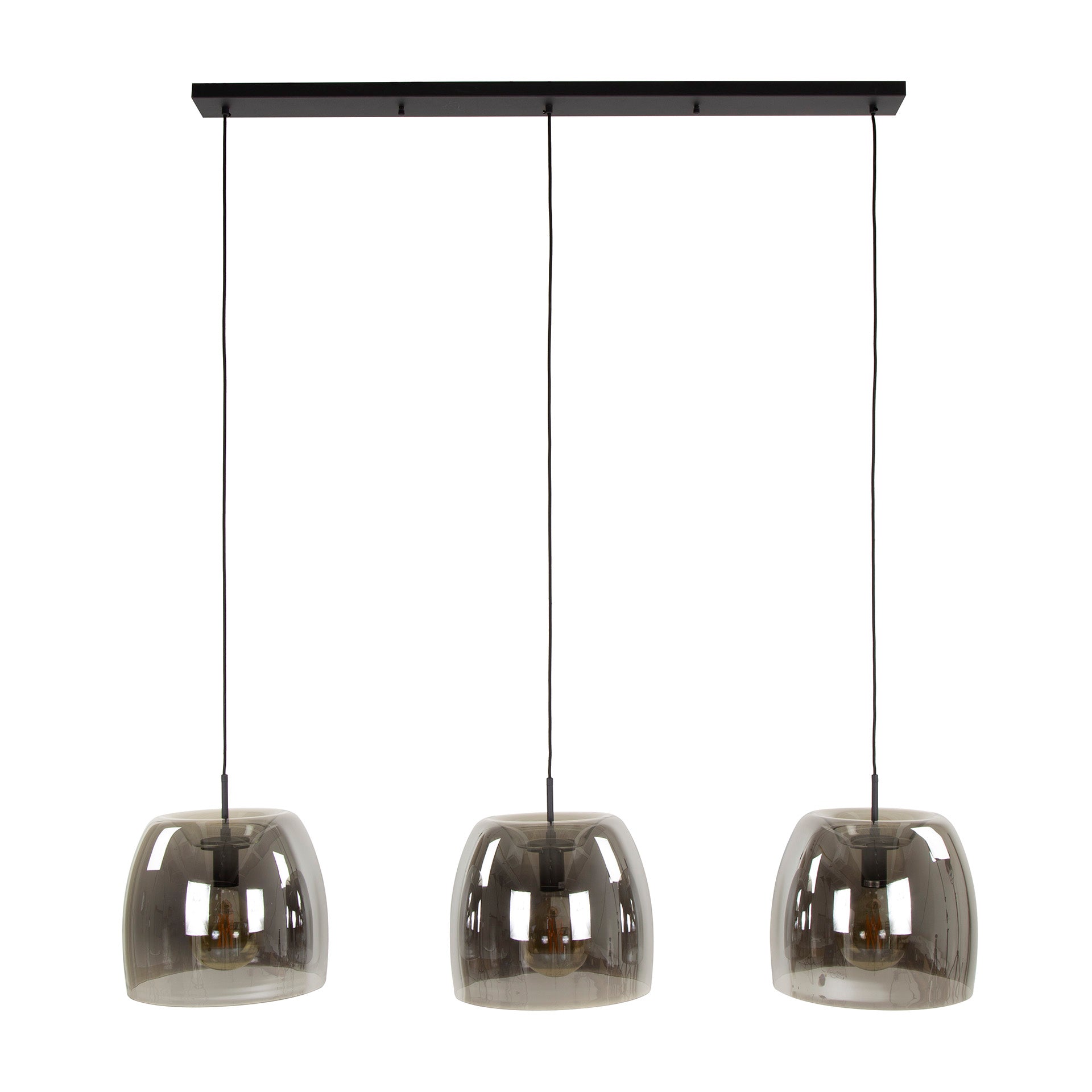 Hanglamp Drift Glass 3-lichts / Smoke grey glas – afbeelding 8