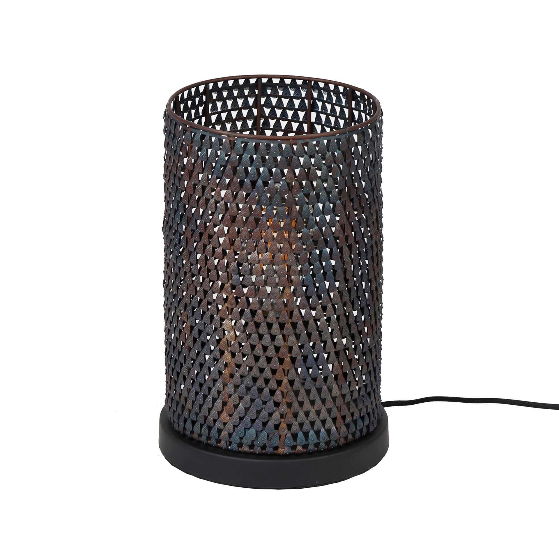Tafellamp Armor Tube 1-lichts / Zwart bruin – afbeelding 3