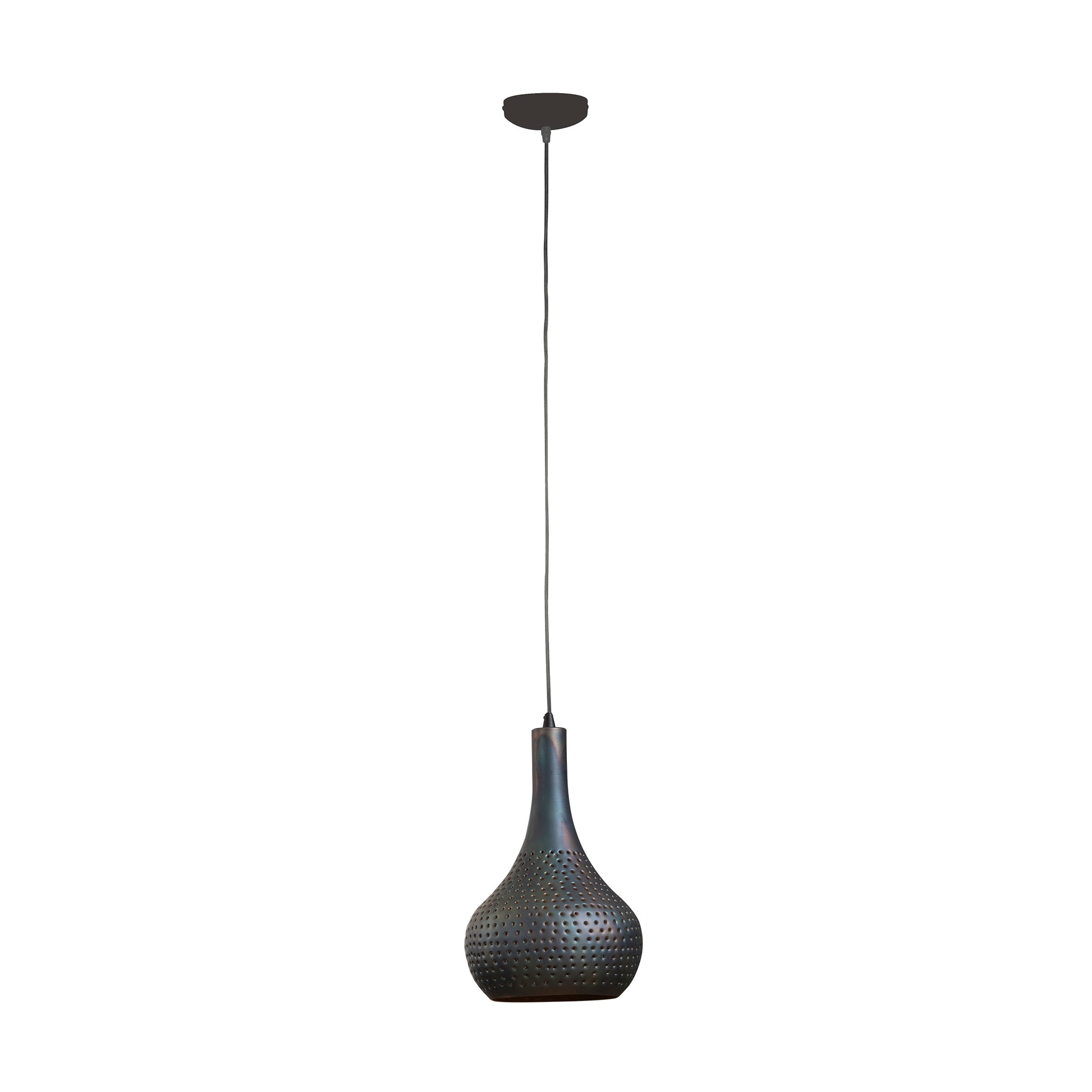 Hanglamp Punch Cone 1-lichts / Zwart bruin – afbeelding 3