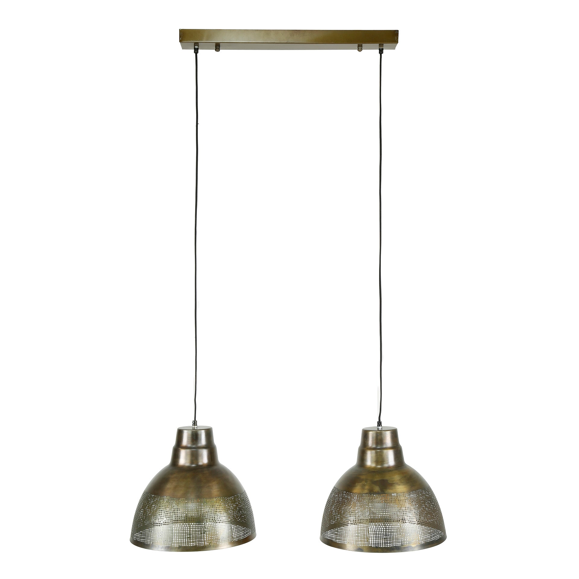 Hanglamp Screen 2-lichts / Antiek brons – afbeelding 5