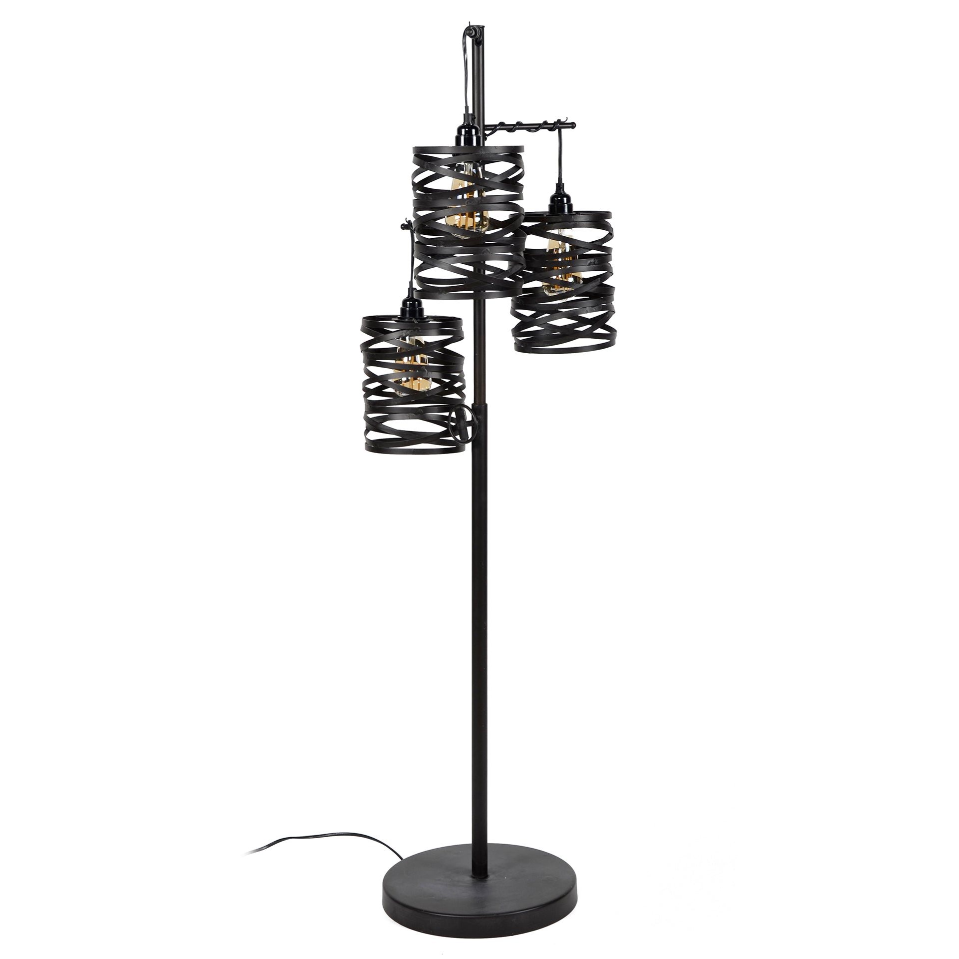 Vloerlamp Spindle 3-lichts / Slate grey – afbeelding 3