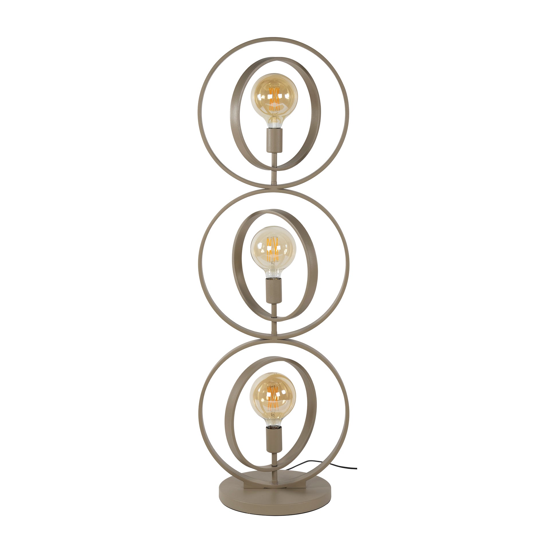 Vloerlamp Turn Around 3-lichts / Beige – afbeelding 4