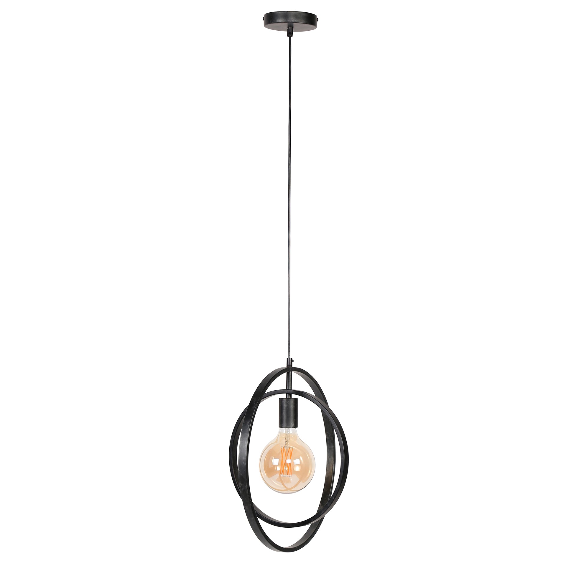Hanglamp Turn Around 1-lichts / Charcoal – afbeelding 5