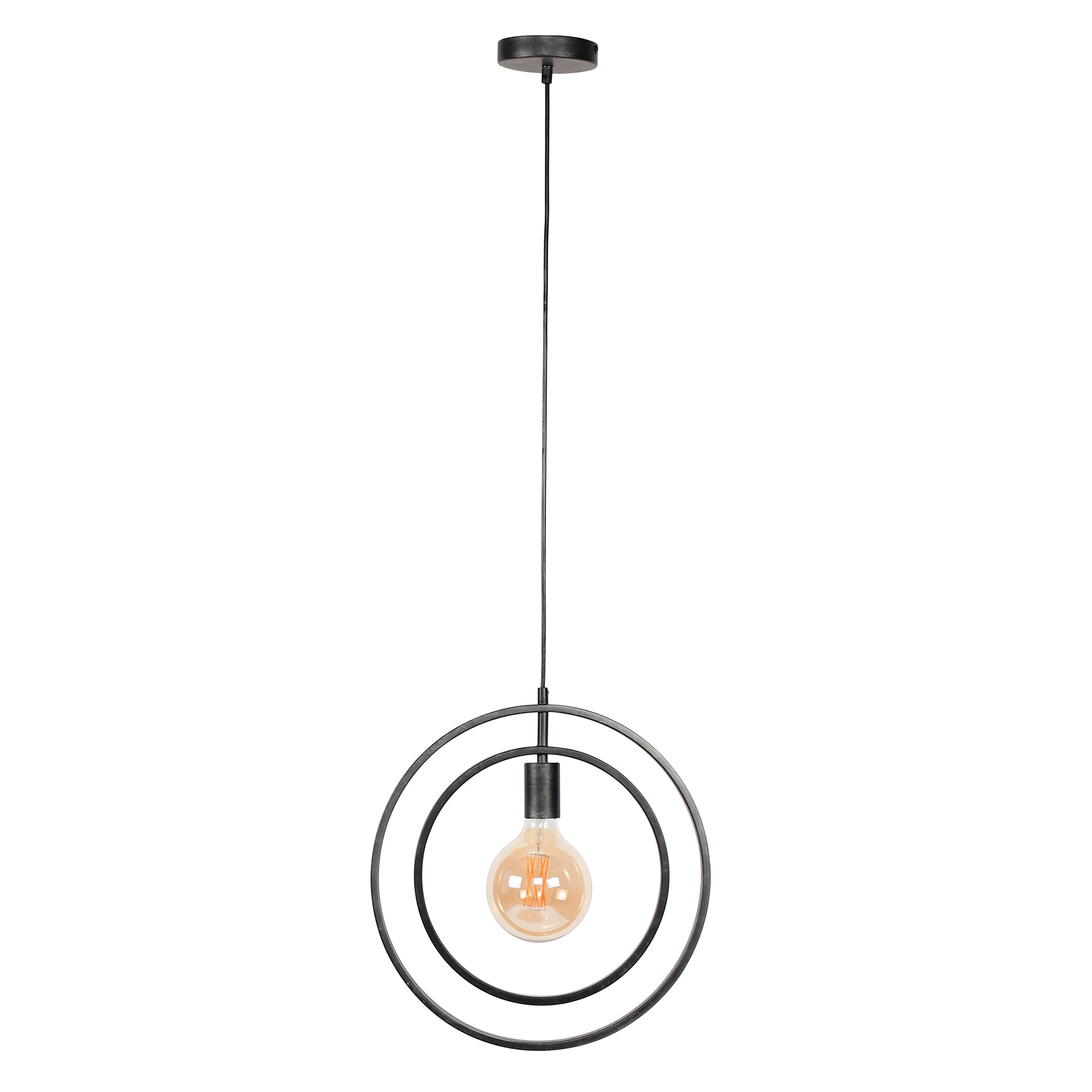 Hanglamp Turn Around 1-lichts / Charcoal – afbeelding 4
