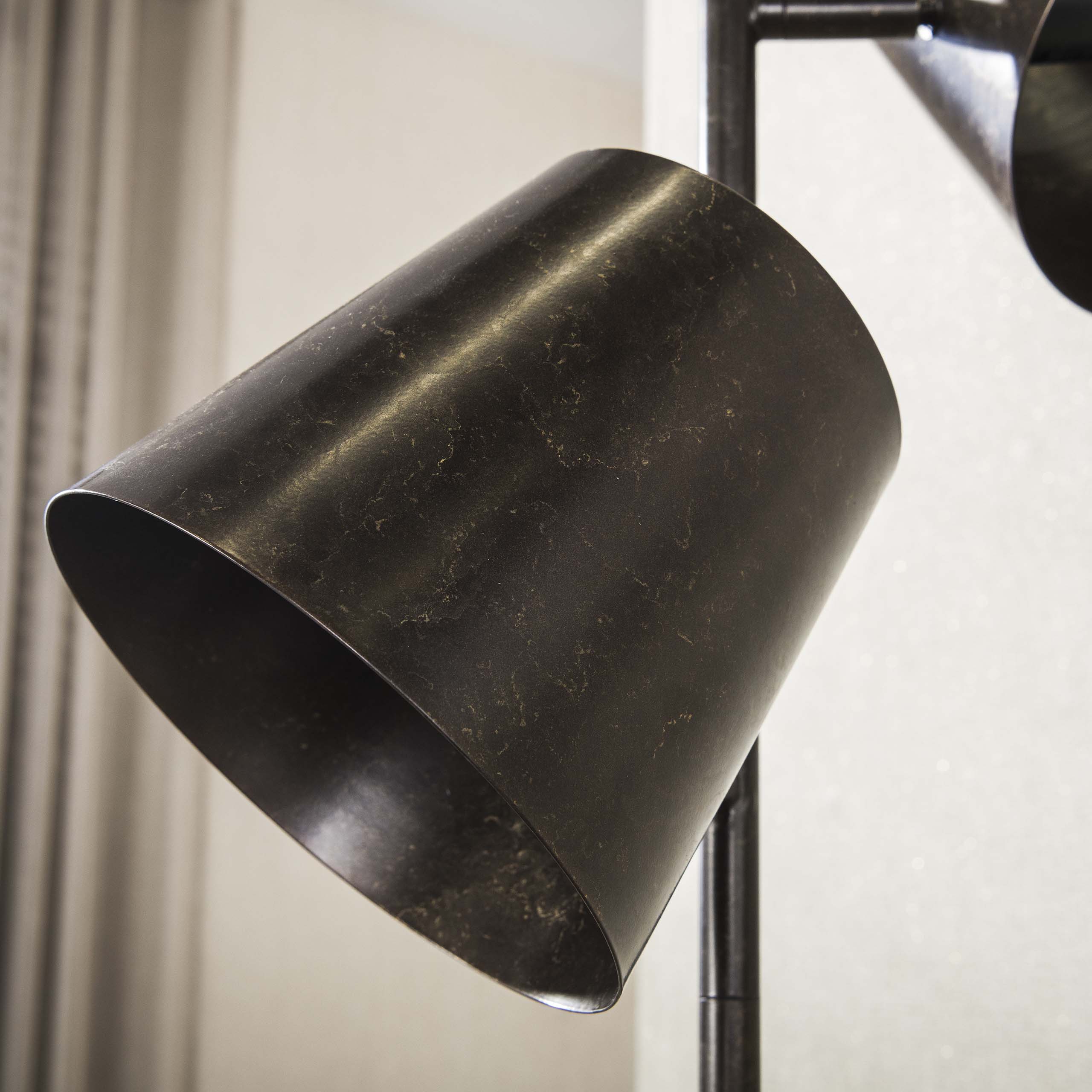 Vloerlamp Kinetic 3-lichts / Urban bruin – afbeelding 3