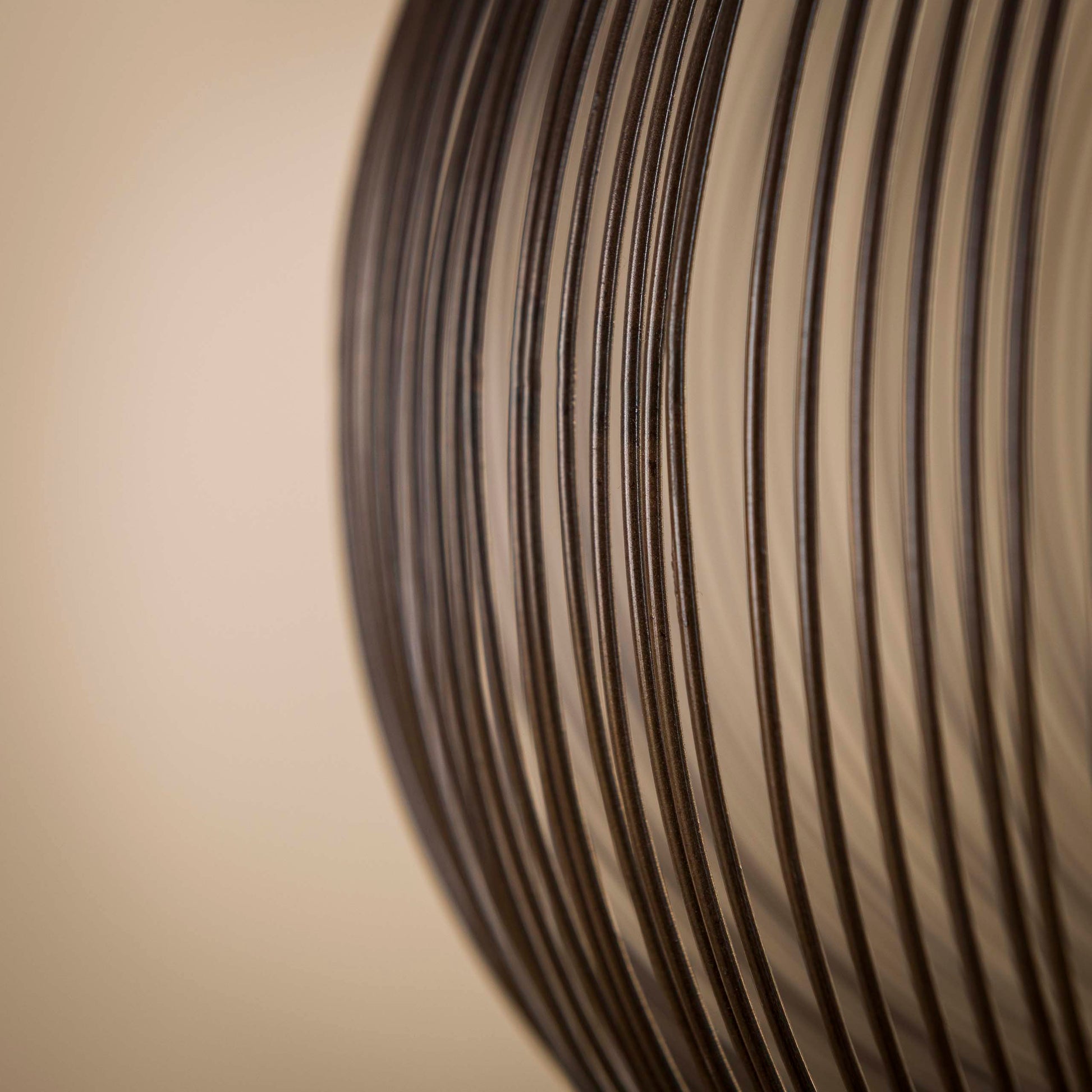 Hanglamp Copper Twist 1-lichts Ø70cm / Zwart nikkel – afbeelding 4