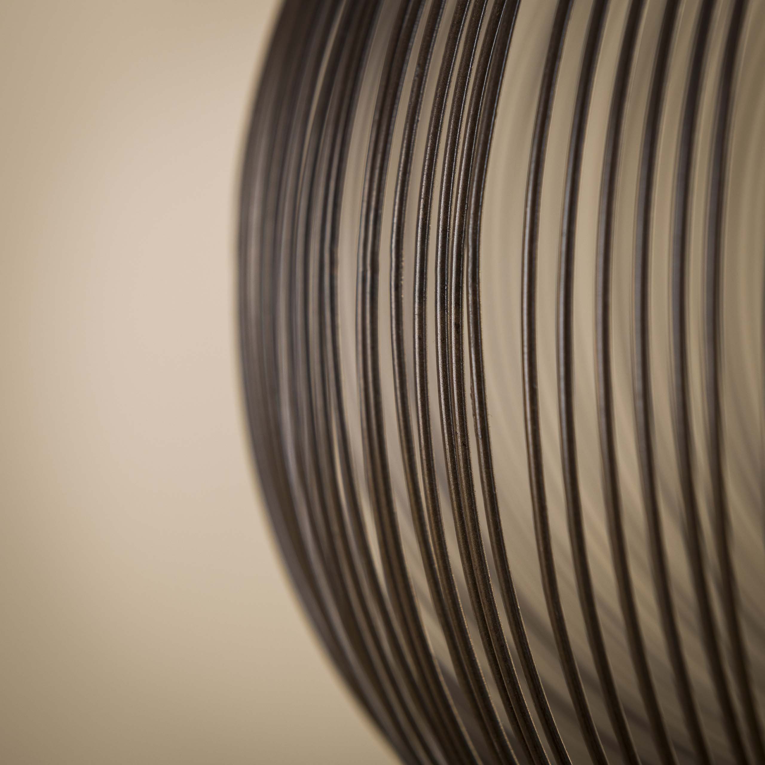 Hanglamp Copper Twist 1-lichts Ø70cm / Zwart nikkel – afbeelding 4