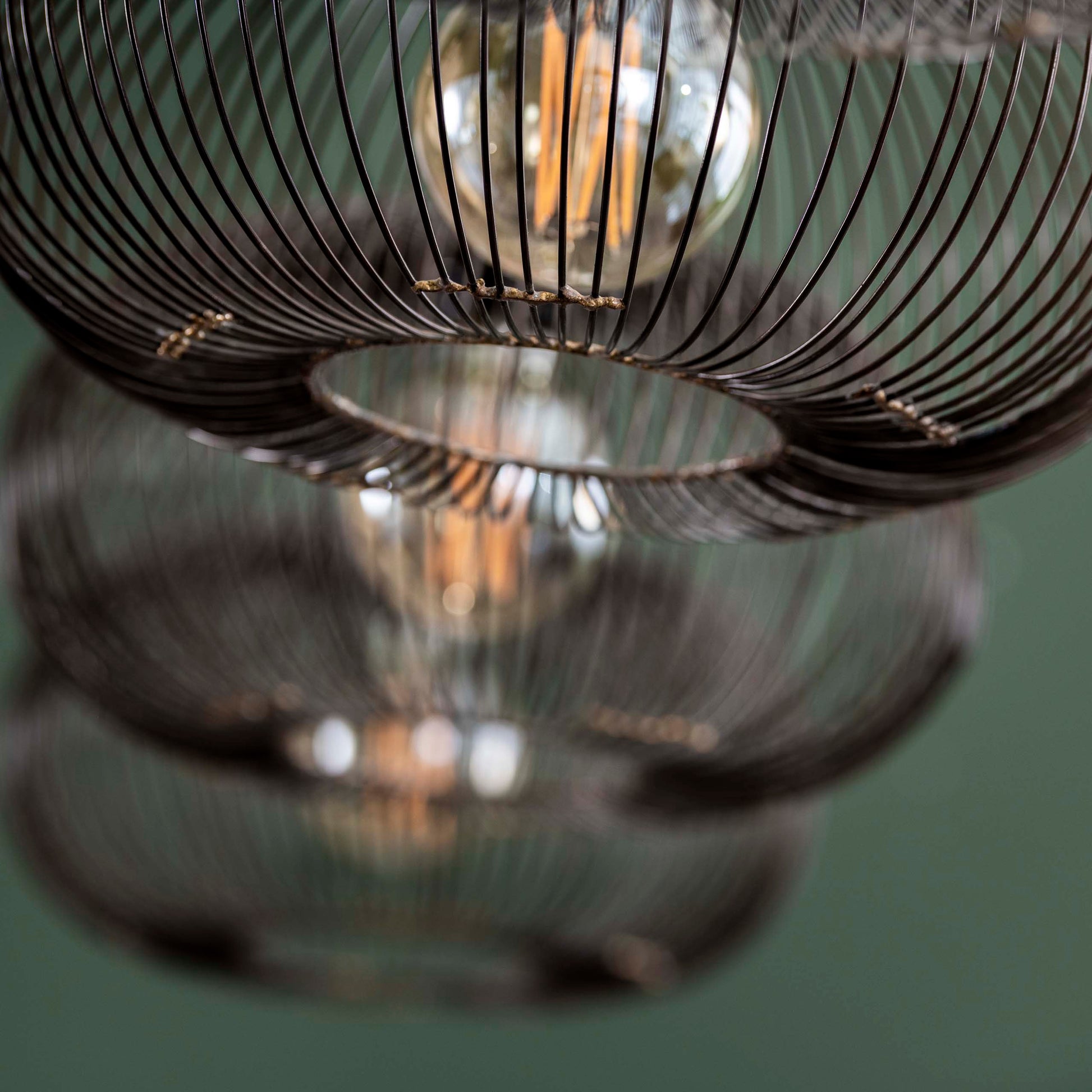 Hanglamp Copper Twist 4-lichts / Zwart nikkel – afbeelding 4
