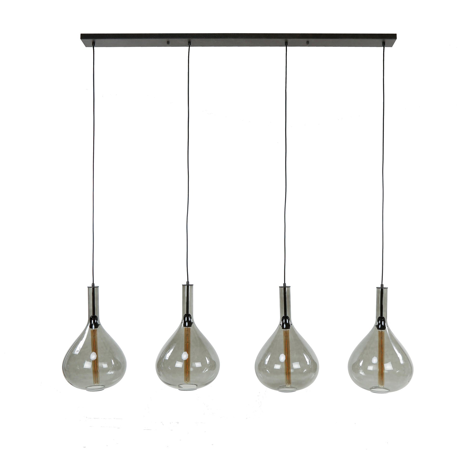 Hanglamp Smoke Drop 4-lichts / Artic zwart – afbeelding 4