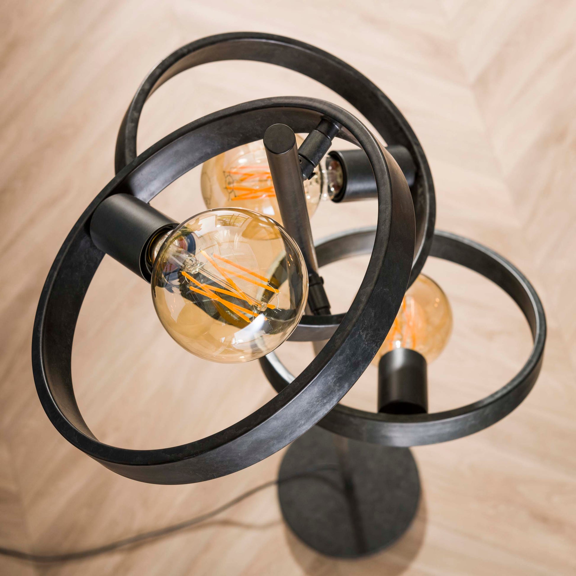 Vloerlamp Hover 3-lichts / Charcoal – afbeelding 3