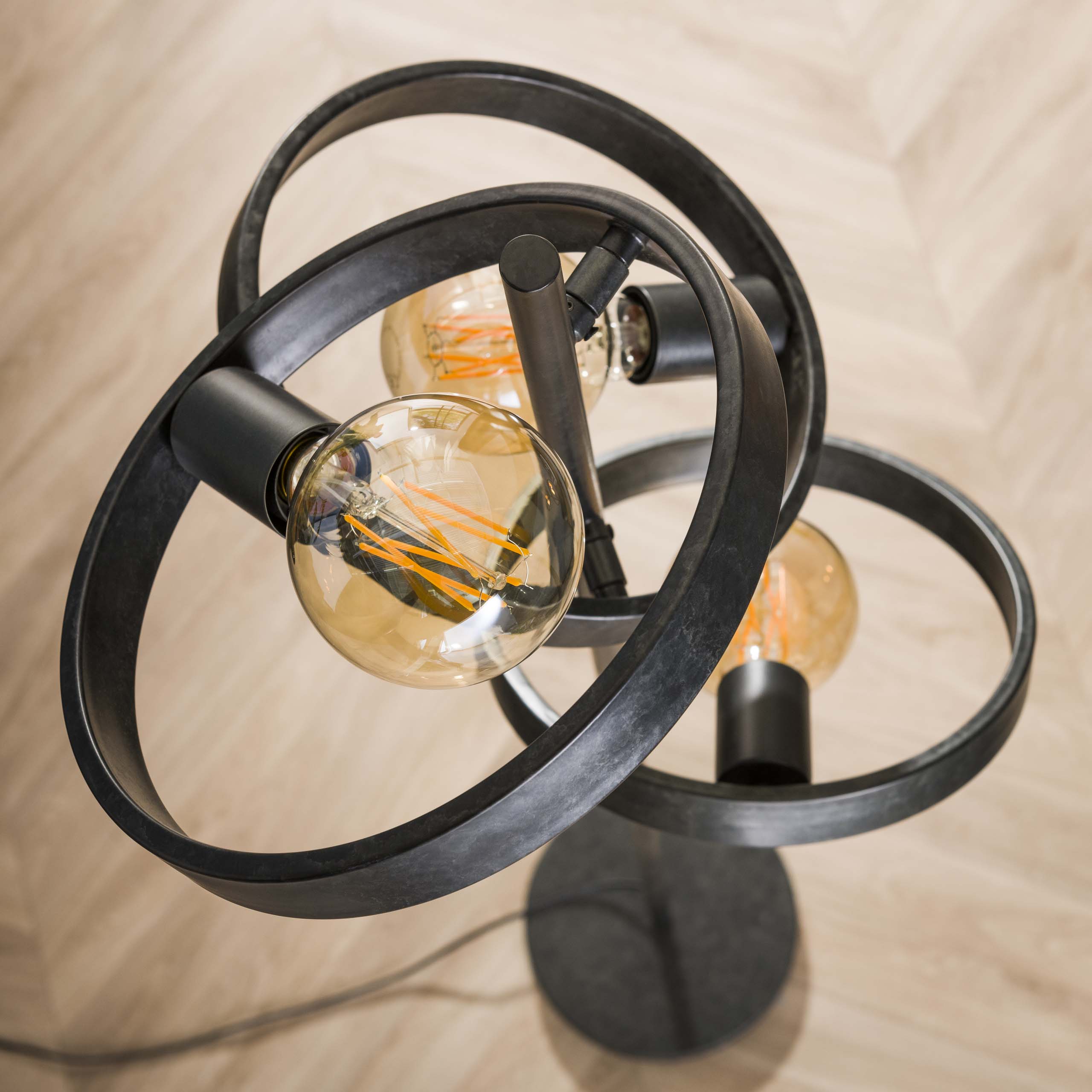 Vloerlamp Hover 3-lichts / Charcoal – afbeelding 3