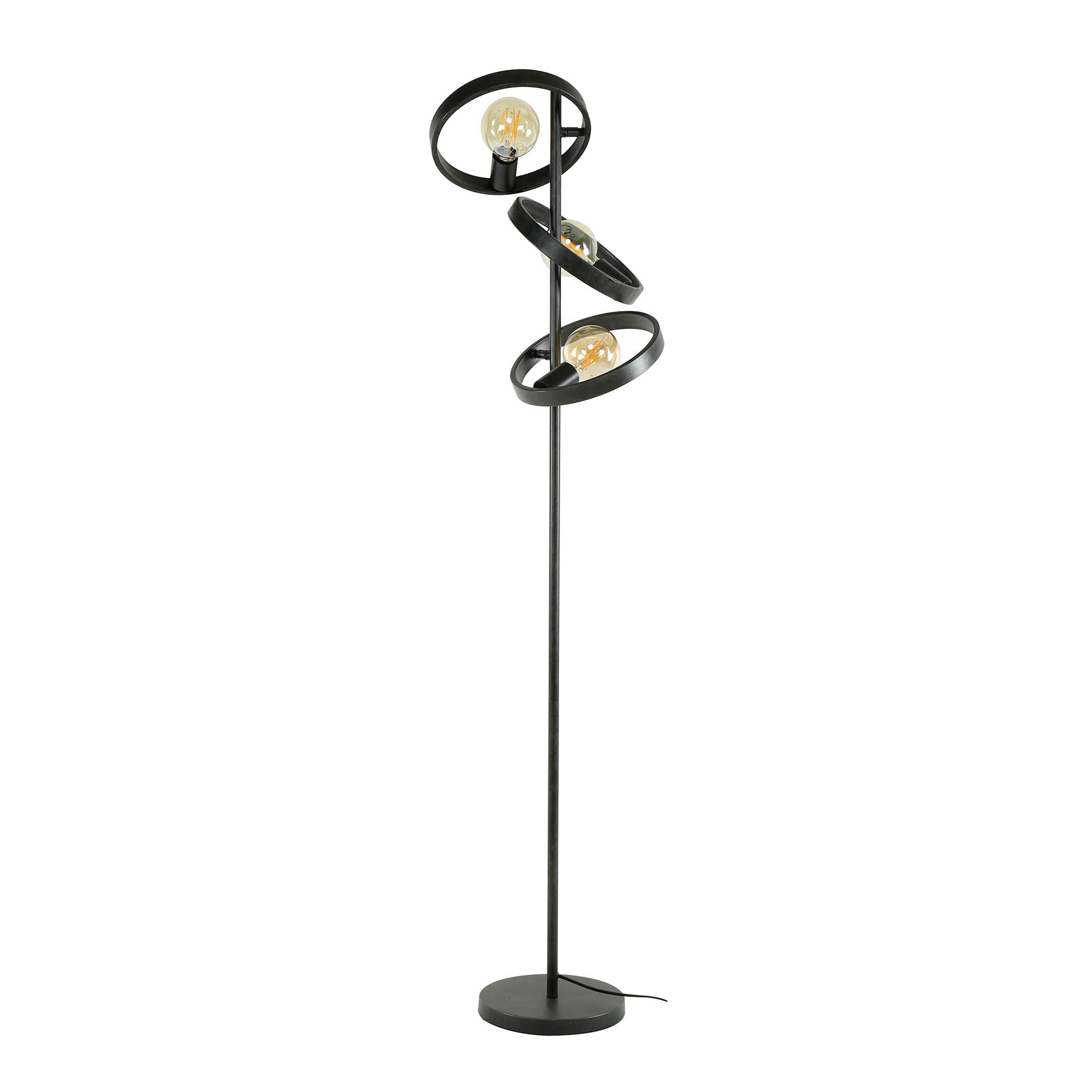 Vloerlamp Hover 3-lichts / Charcoal – afbeelding 4