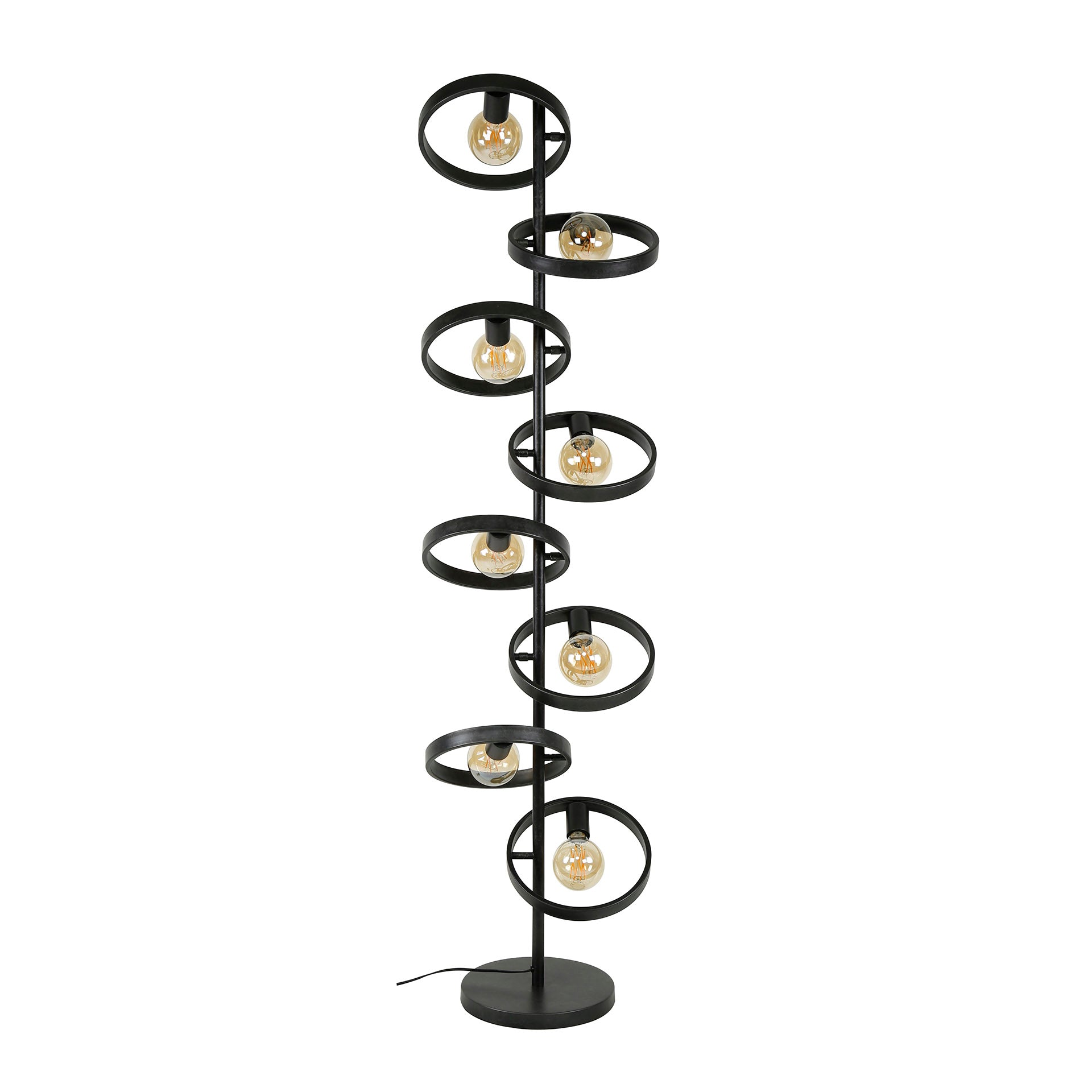 Vloerlamp Hover 8-lichts / Charcoal – afbeelding 4