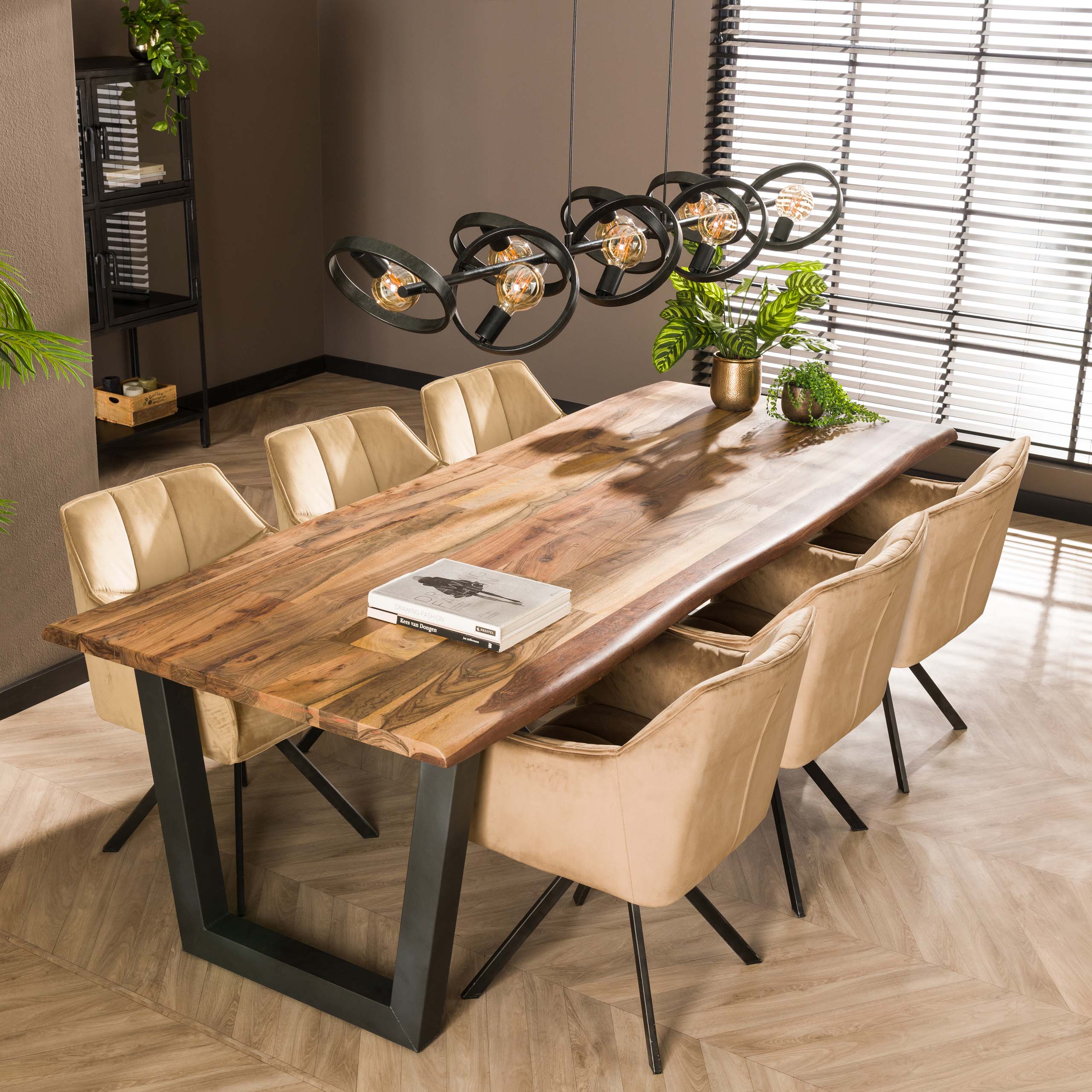 Hanglamp Hover 8-lichts / Charcoal – afbeelding 3