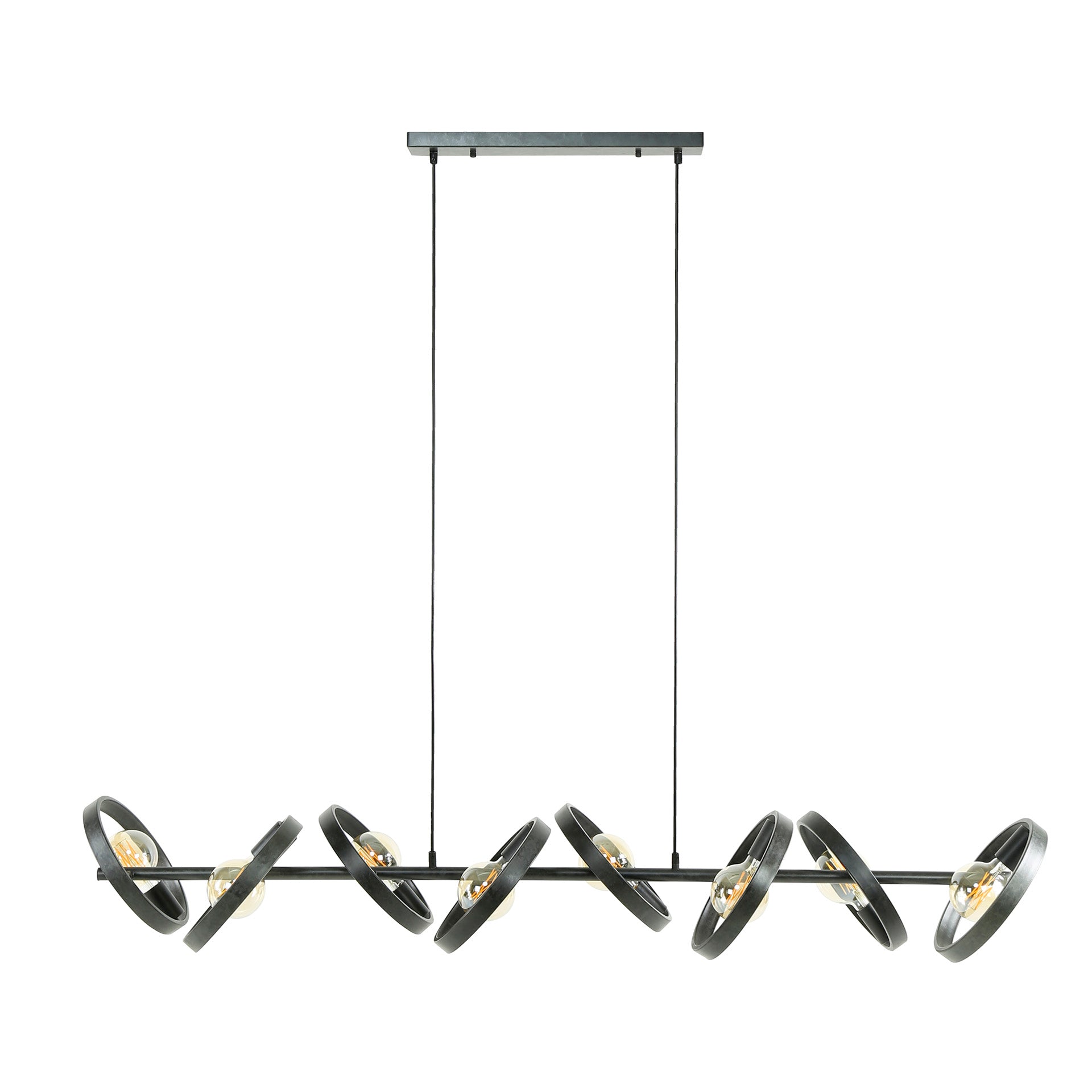 Hanglamp Hover 8-lichts / Charcoal – afbeelding 4