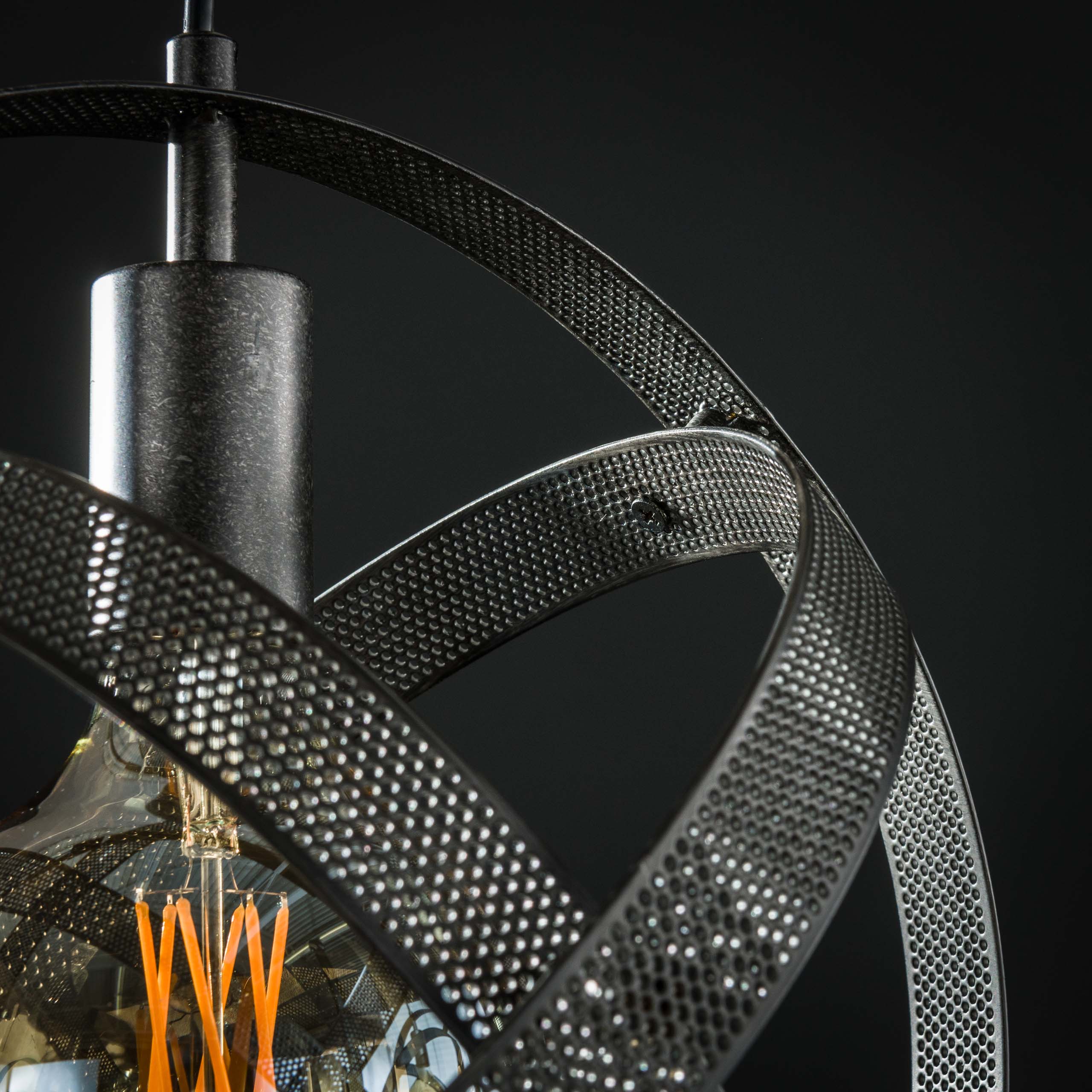 Hanglamp Cosmos 3-lichts / Artic zwart – afbeelding 3