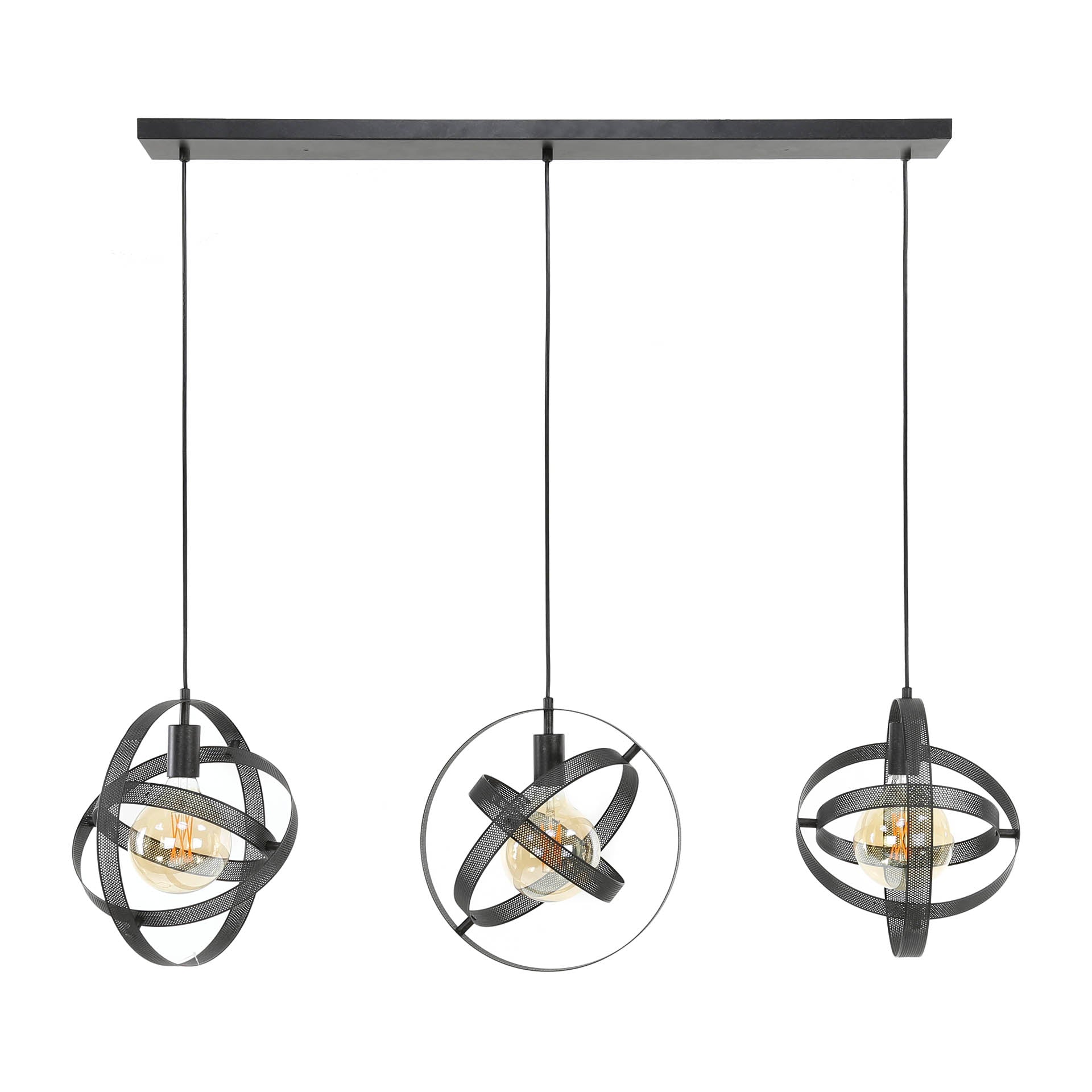 Hanglamp Cosmos 3-lichts / Artic zwart – afbeelding 4