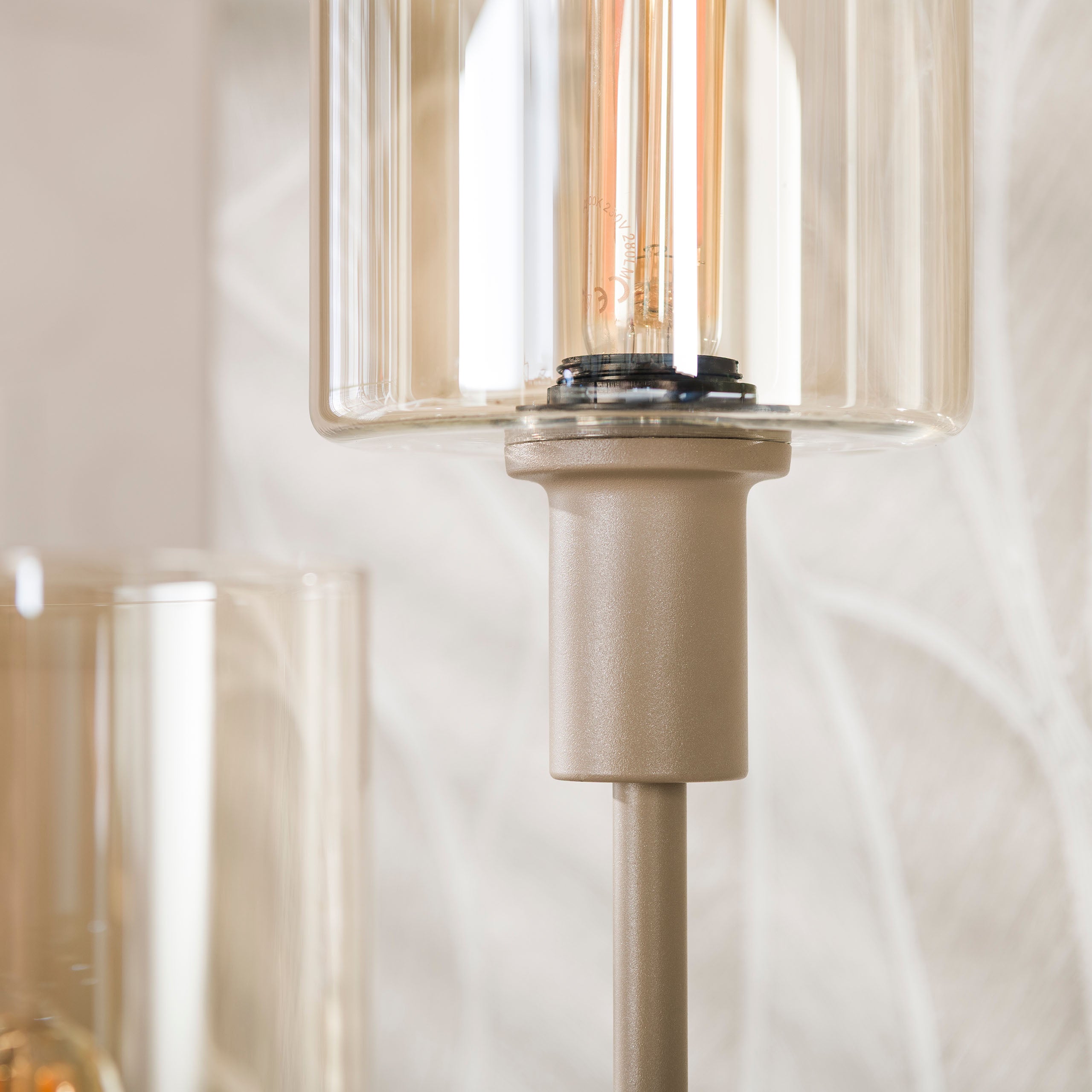 Vloerlamp Sepiora getrapt 3-lichts / Beige – afbeelding 3