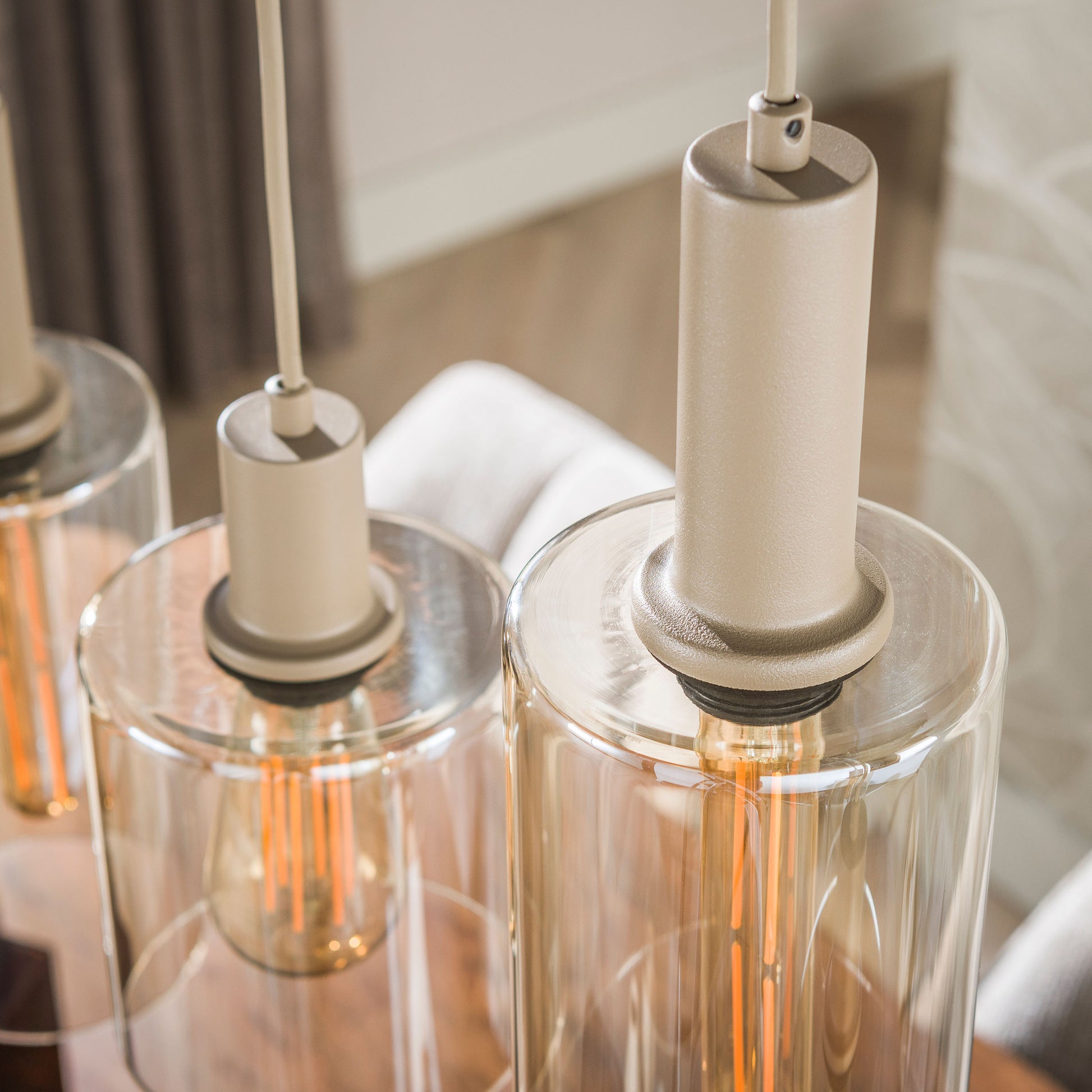 Hanglamp Sepiora 6-lichts / Beige – afbeelding 5